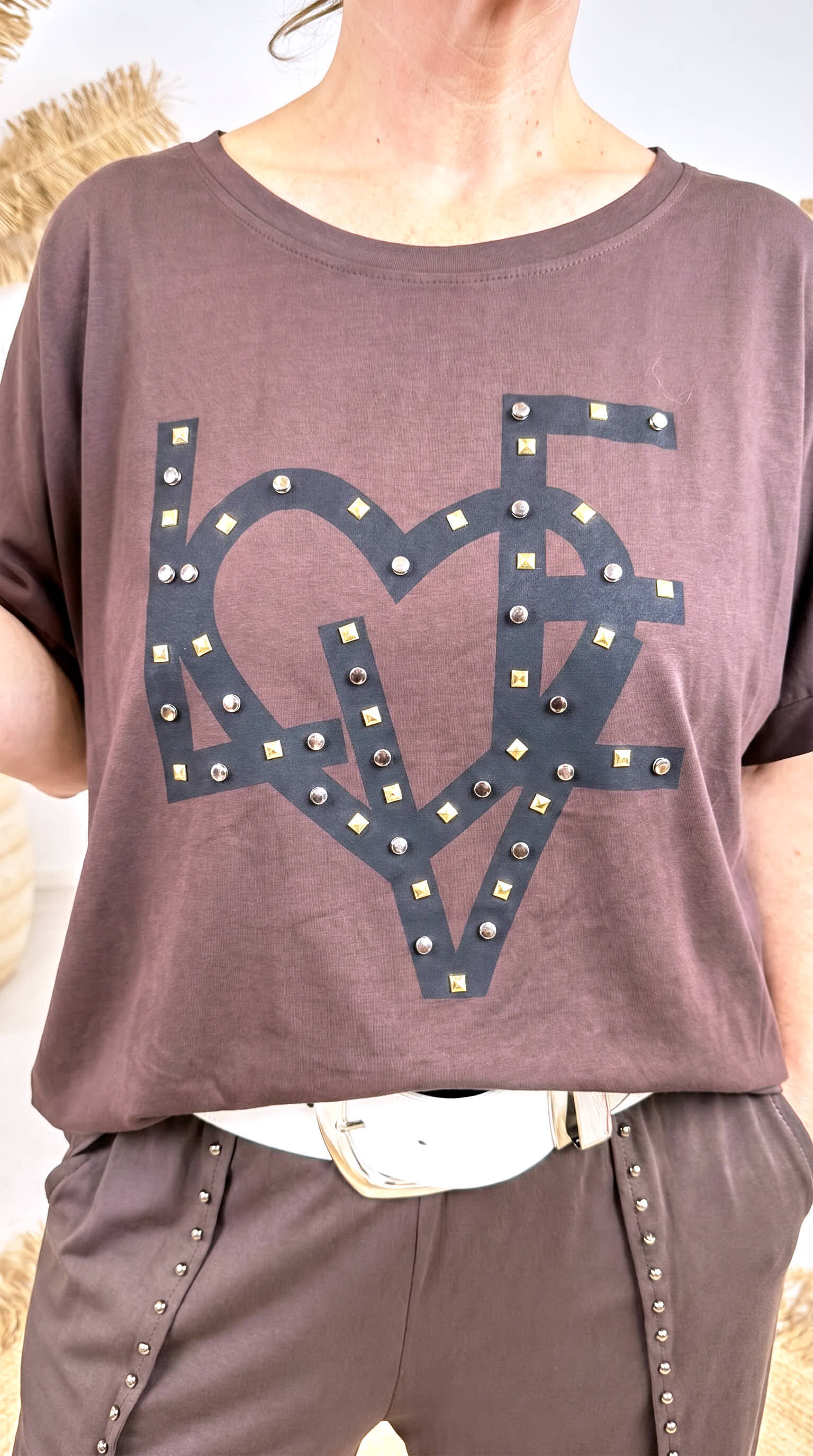 Shirt Copper Heart *Schoko*