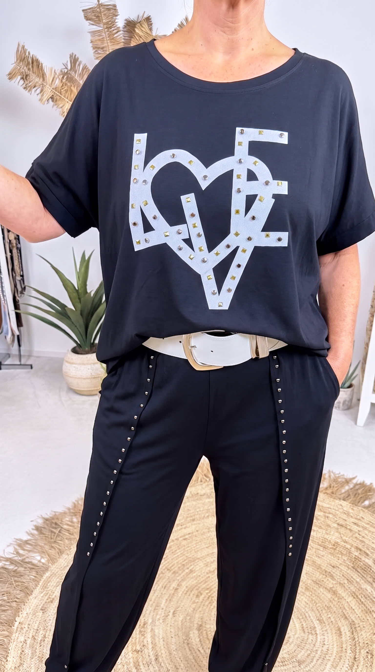 Shirt Copper Heart *Schwarz*