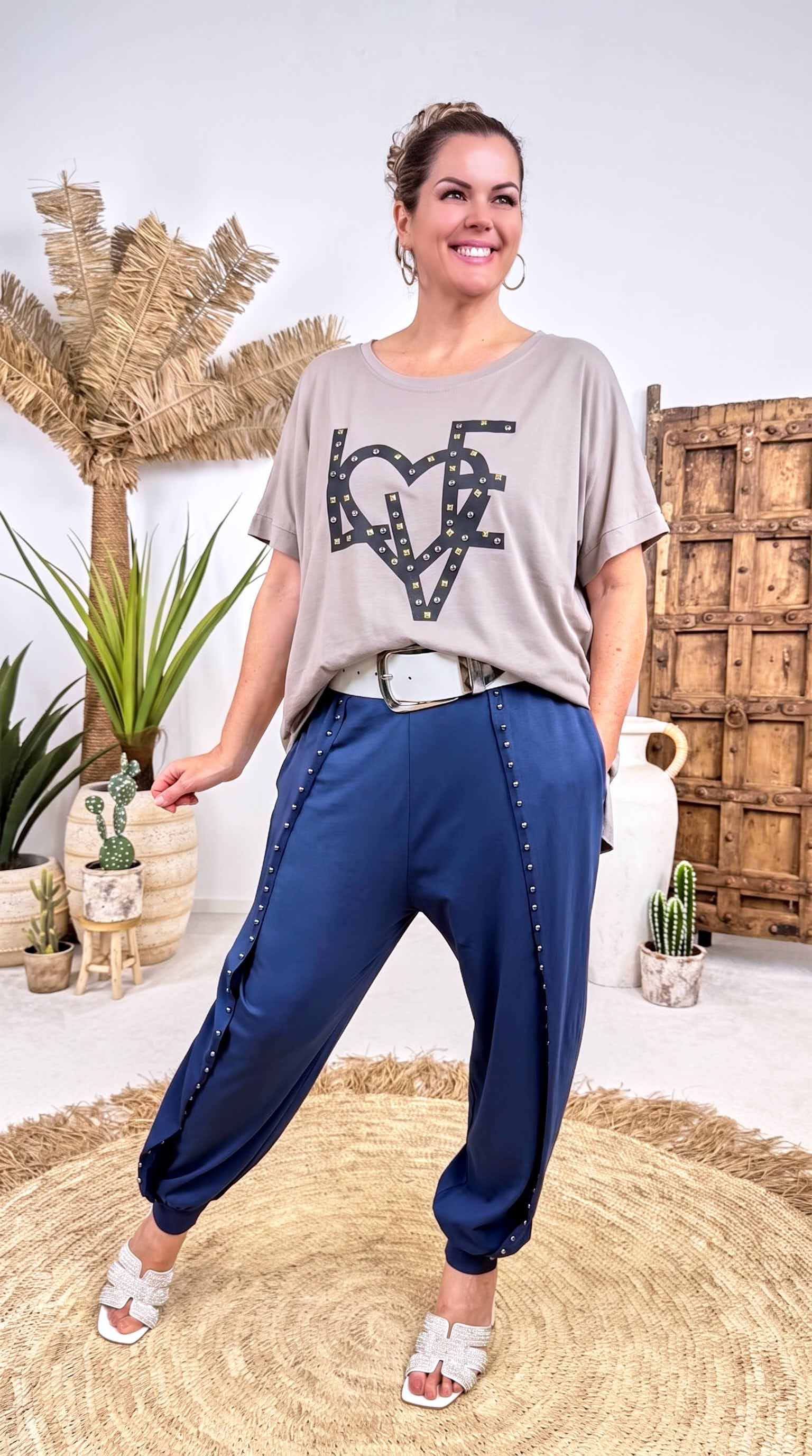 Shirt Copper Heart *Taupe*