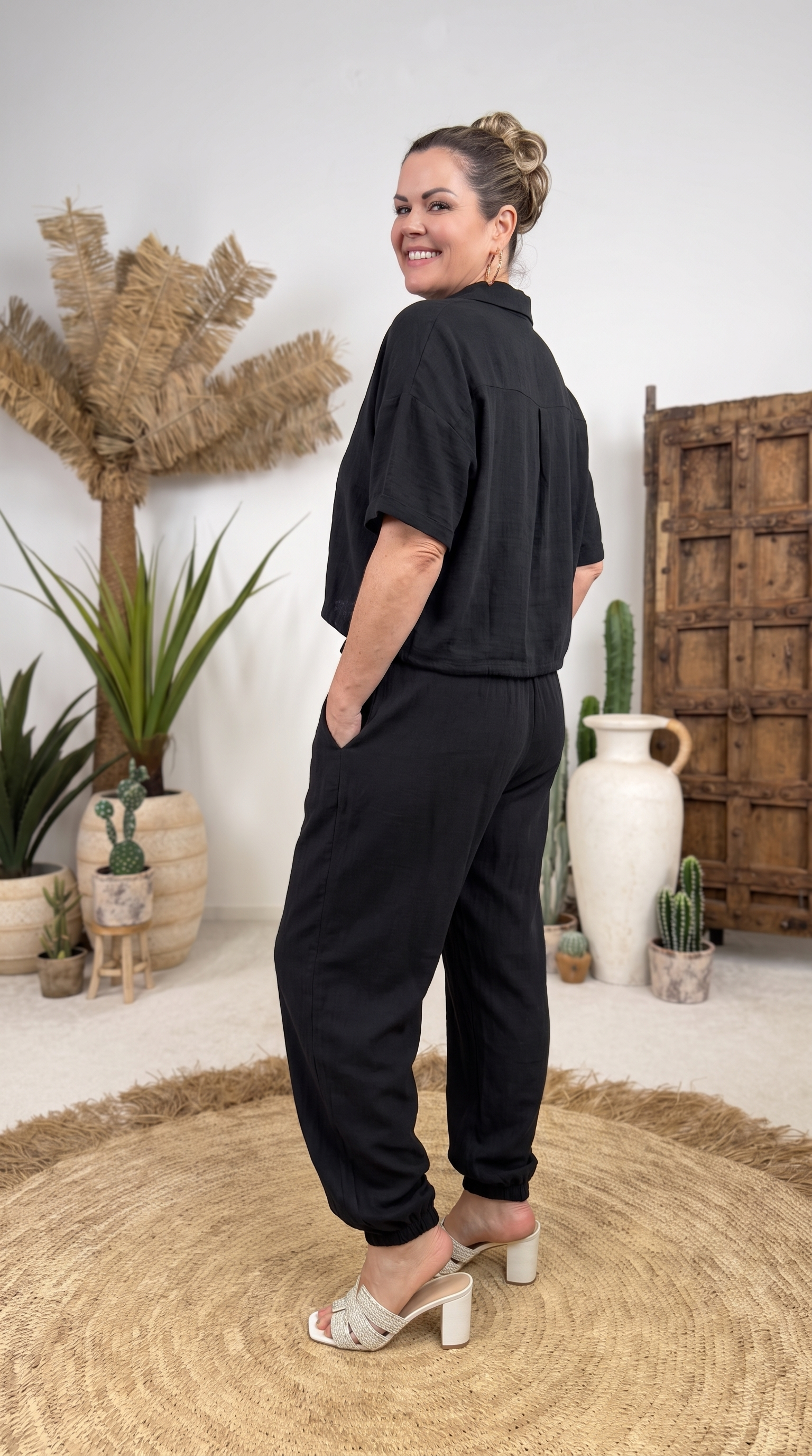 Weite Hose Pamira *Schwarz*
