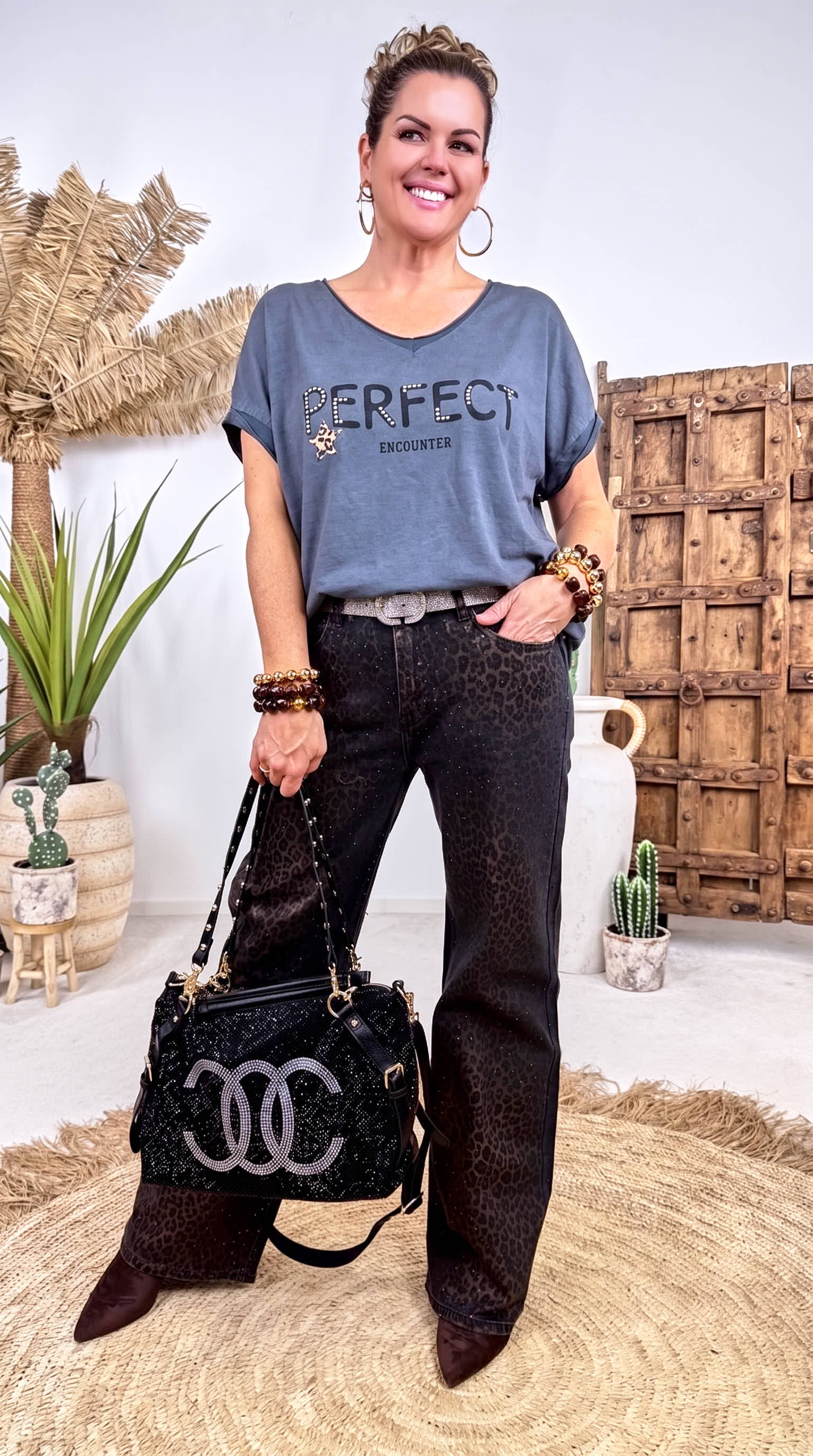T-Shirt Perfect Look *Dunkelgrau*