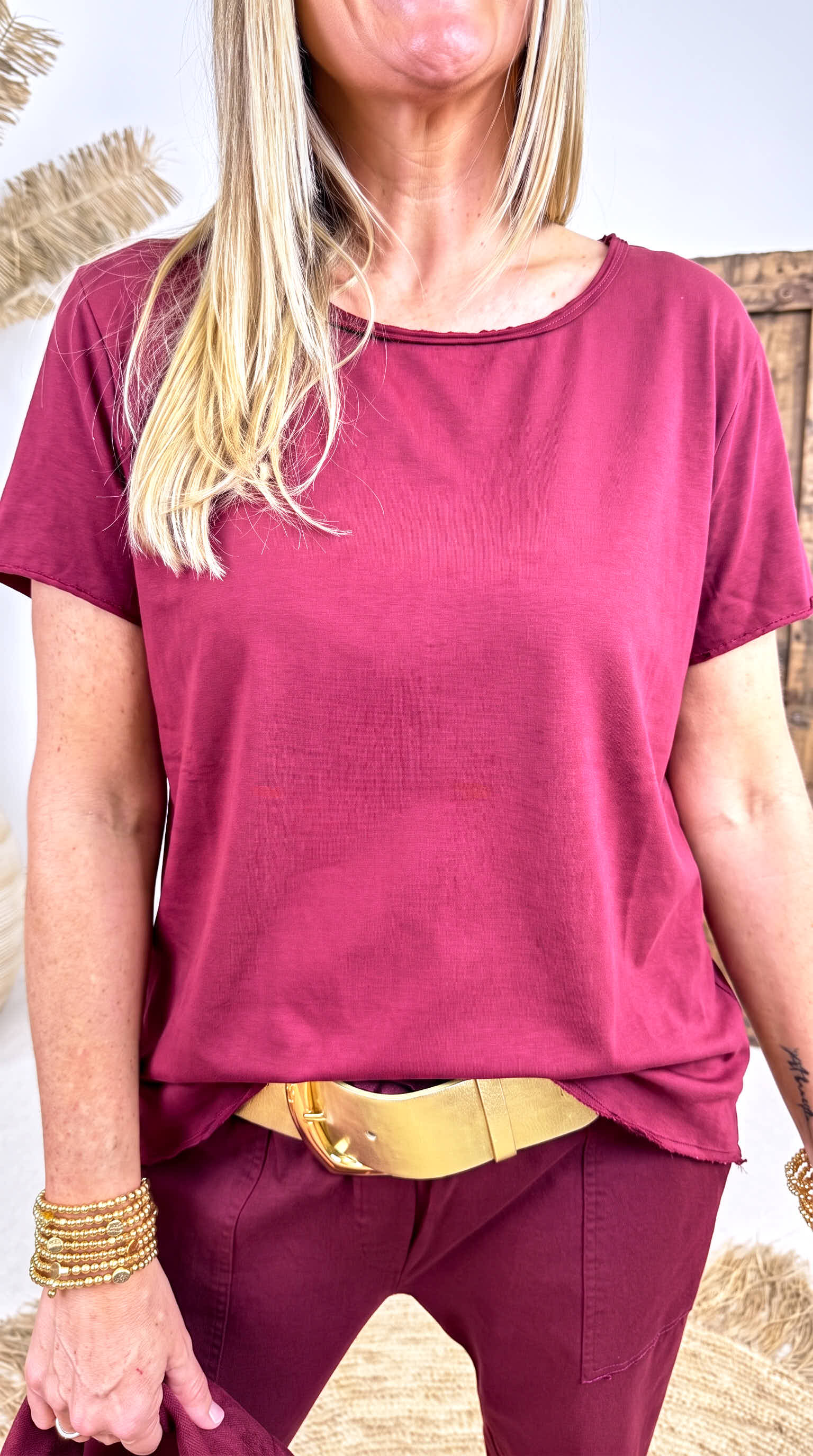 T-Shirt Ambra *Bordaux*