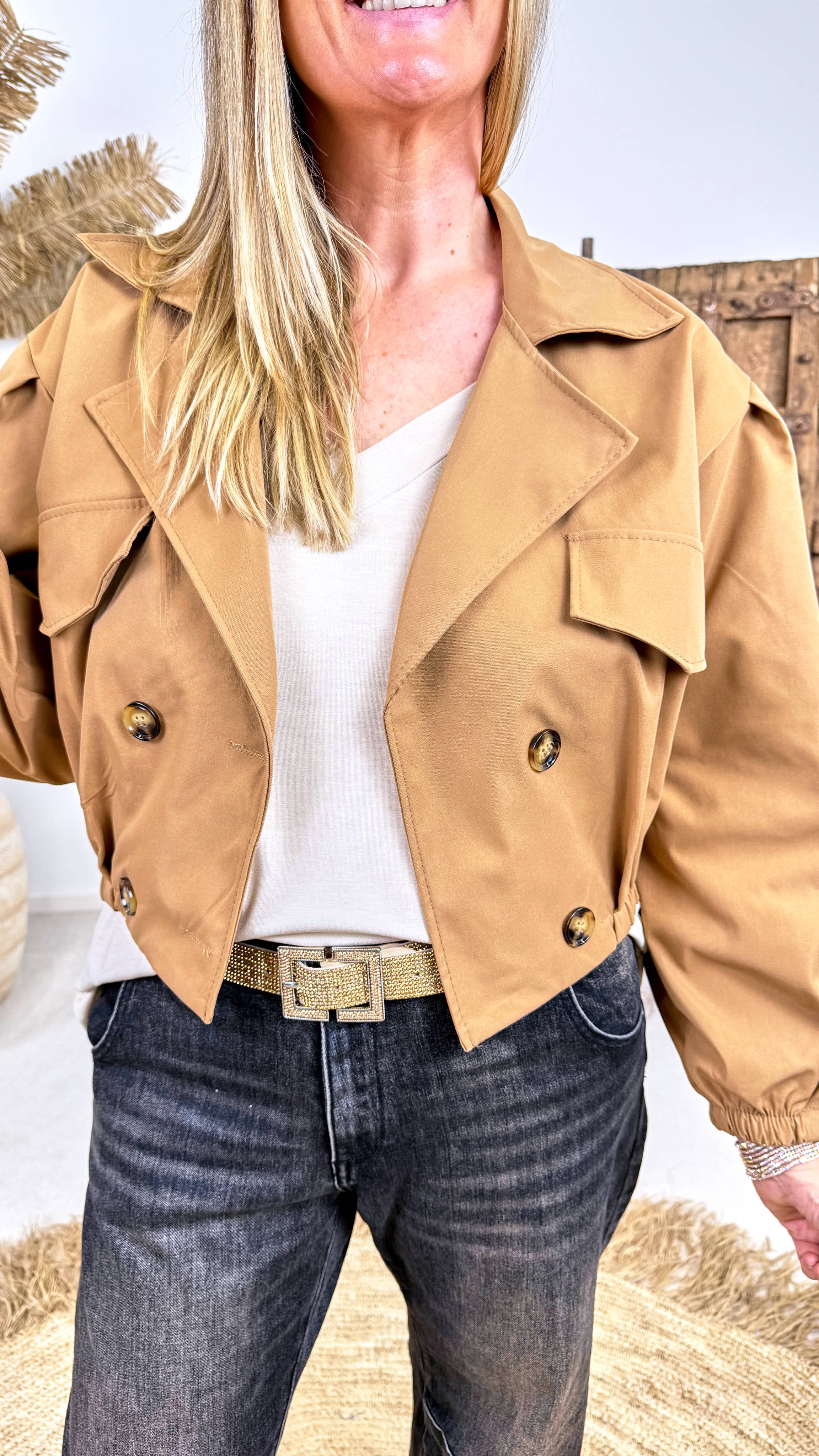 Kurze Jacke Corrinth *Camel*
