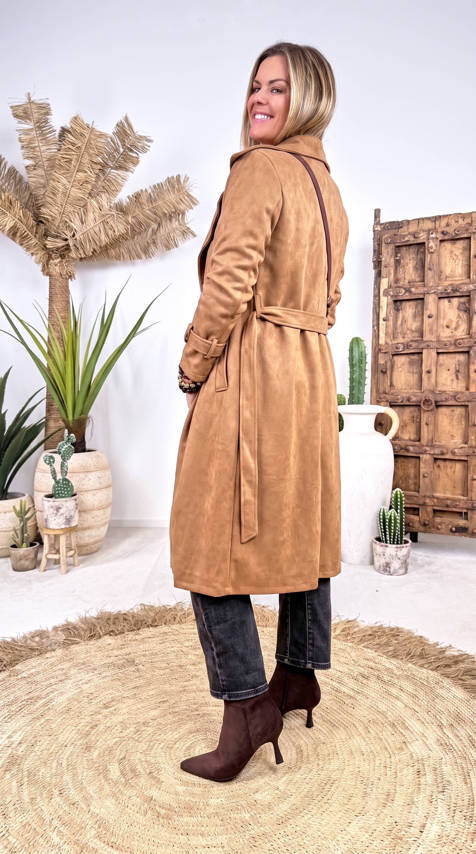 Langer Mantel Nocturne *Camel*