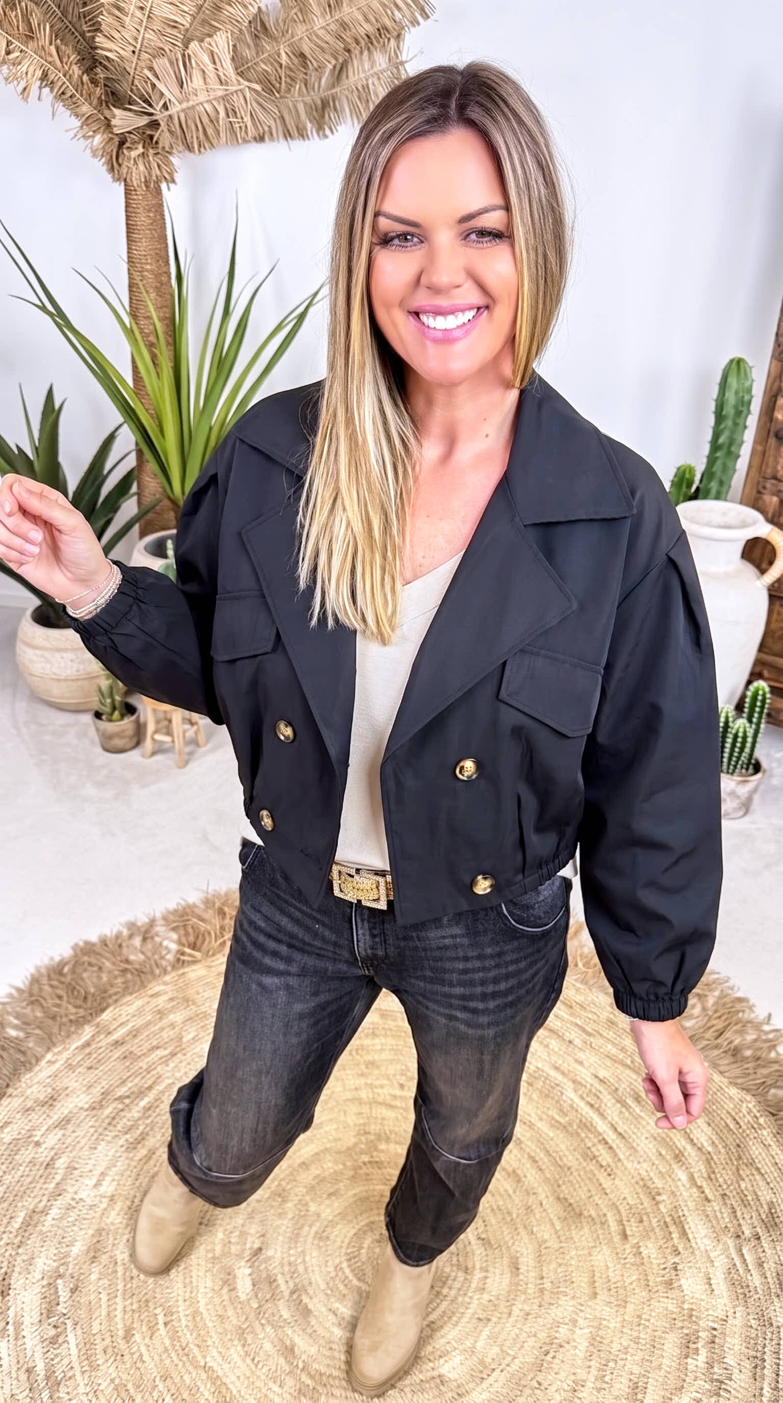 Kurze Jacke Corrinth *Schwarz*