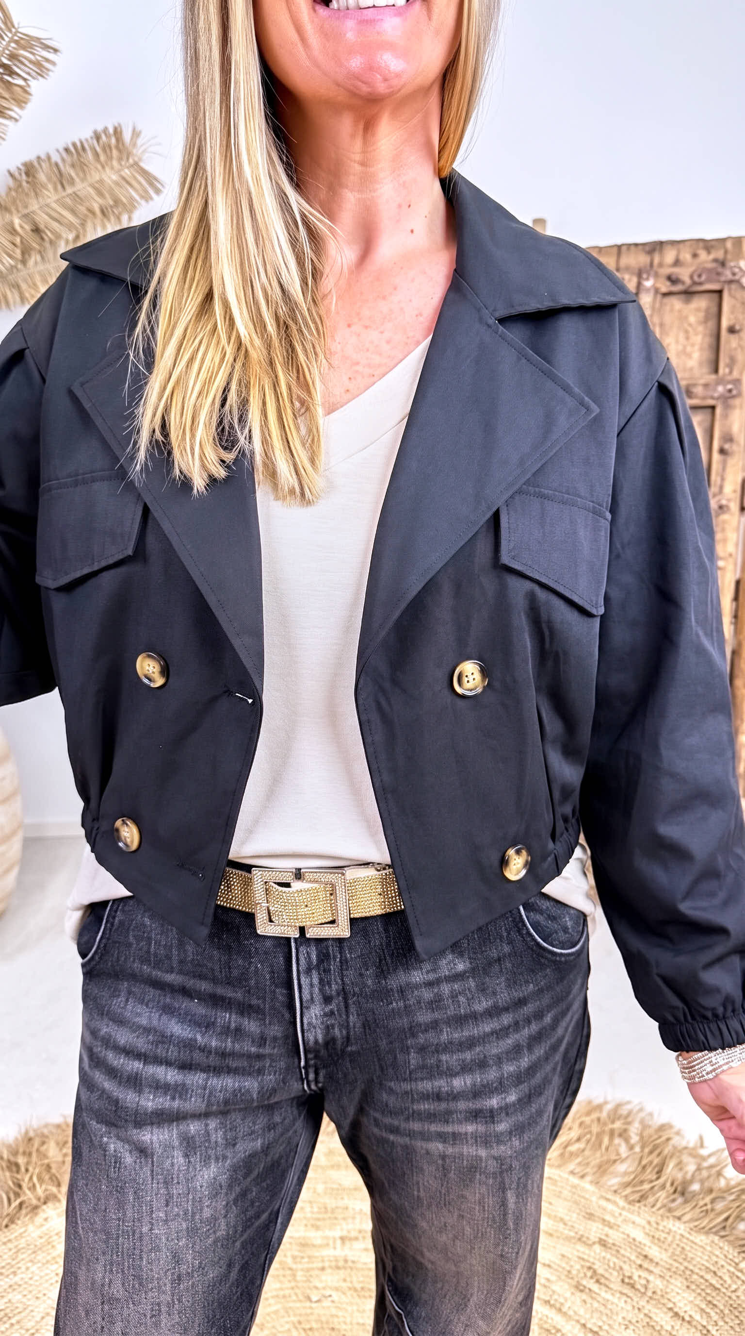Kurze Jacke Corrinth *Schwarz*