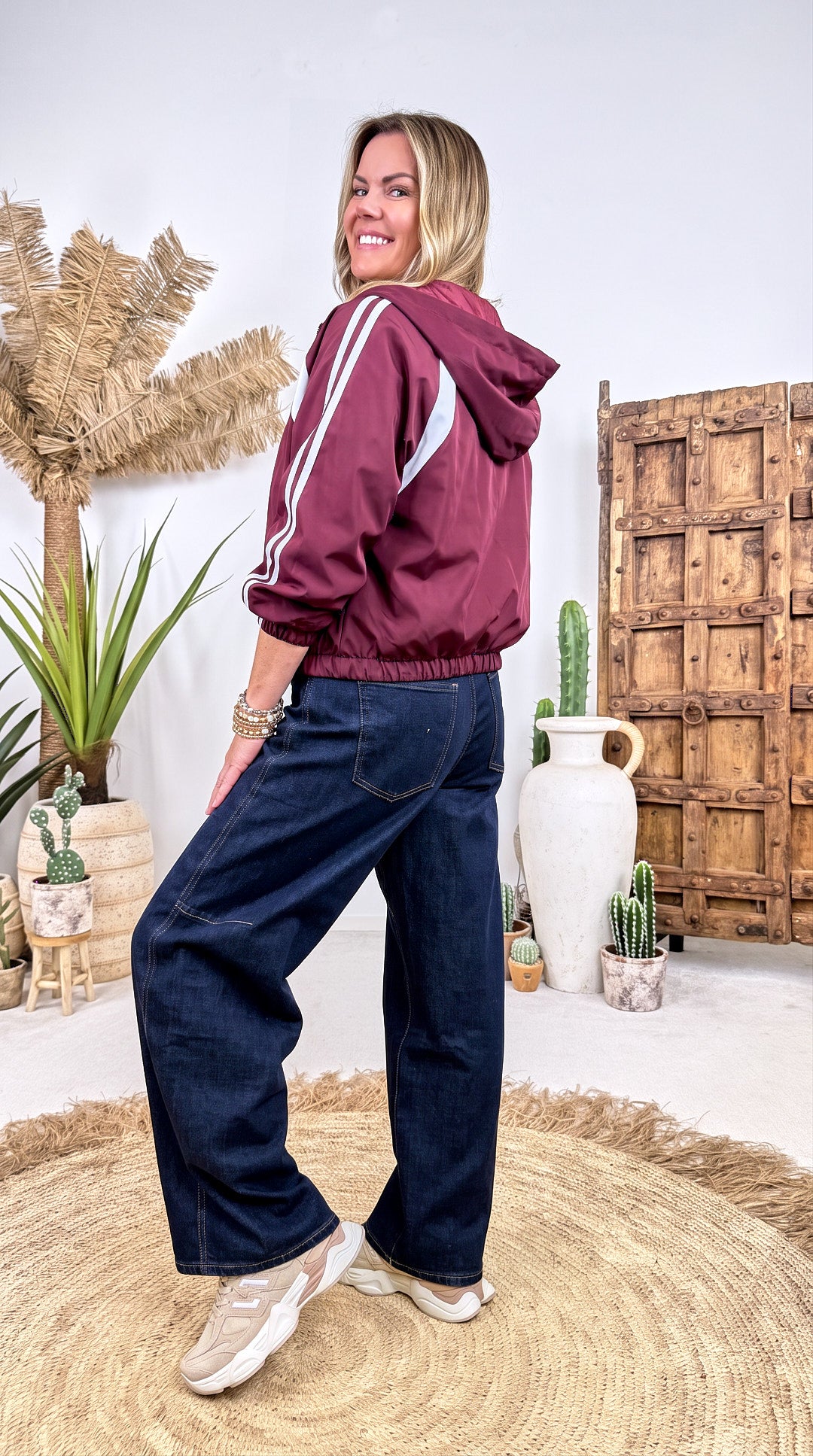 Dünne Jacke Parallax *Bordeaux*