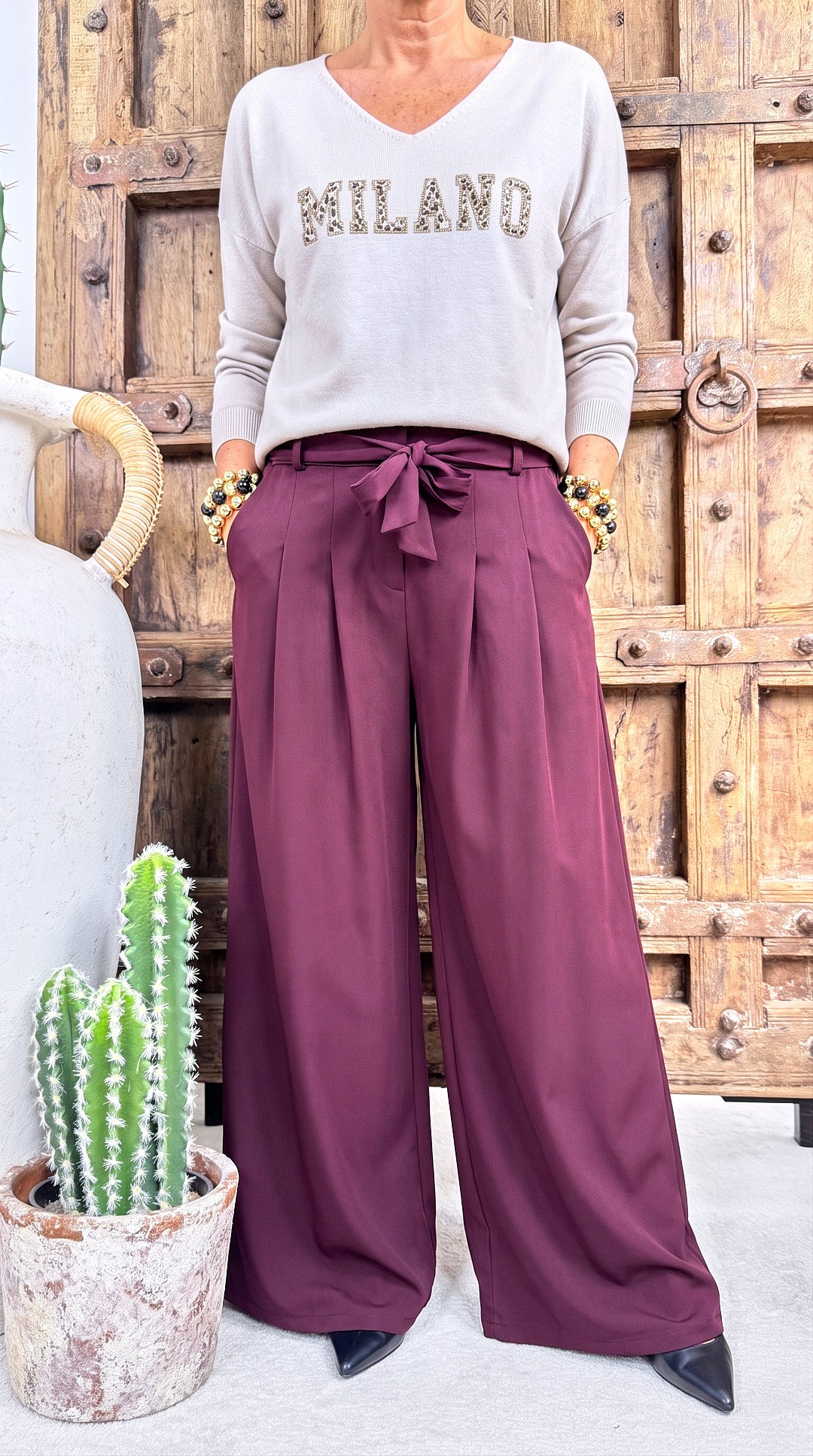 Weite Hose Kalahari *Bordeaux*