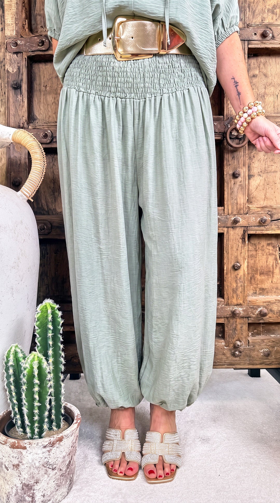 Weite Hose Allegretto *Khaki*