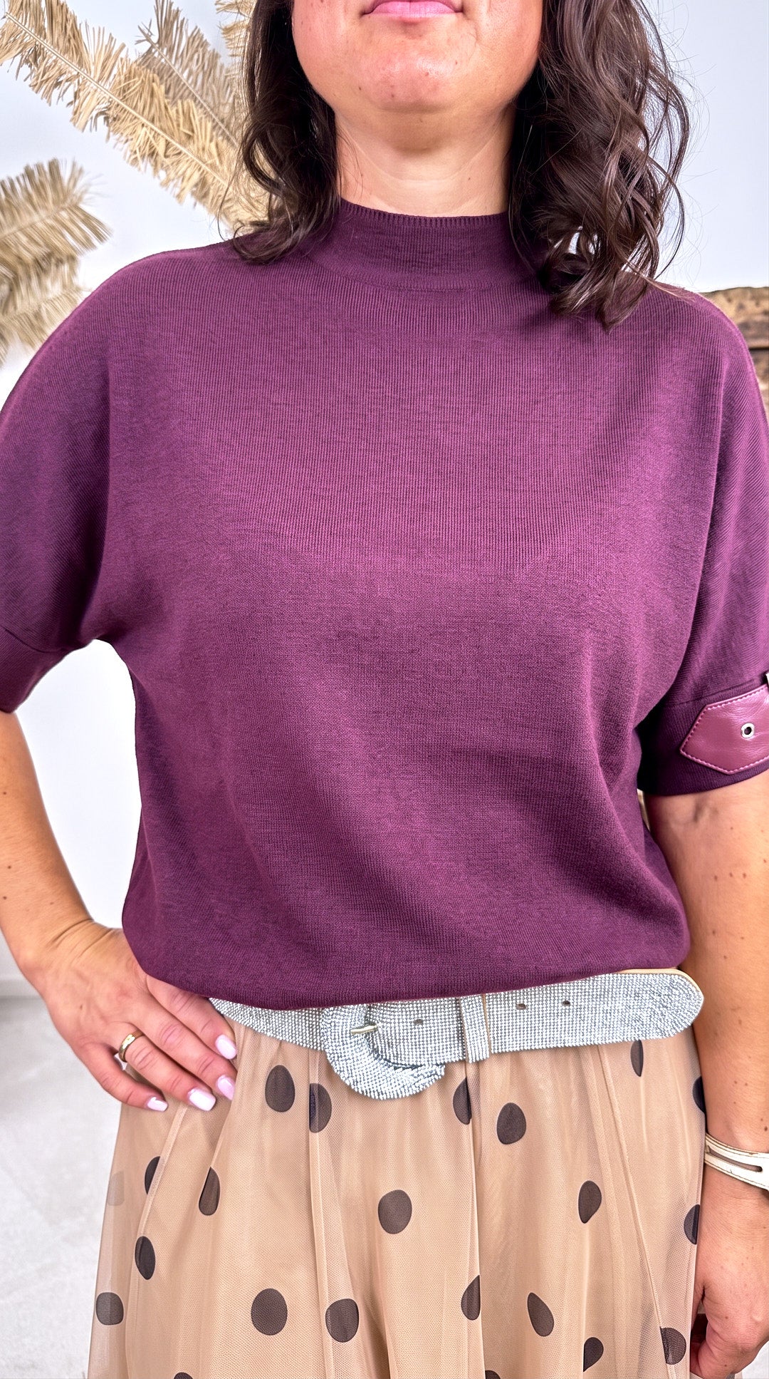 Strickshirt Harvest Loop *Bordeaux*