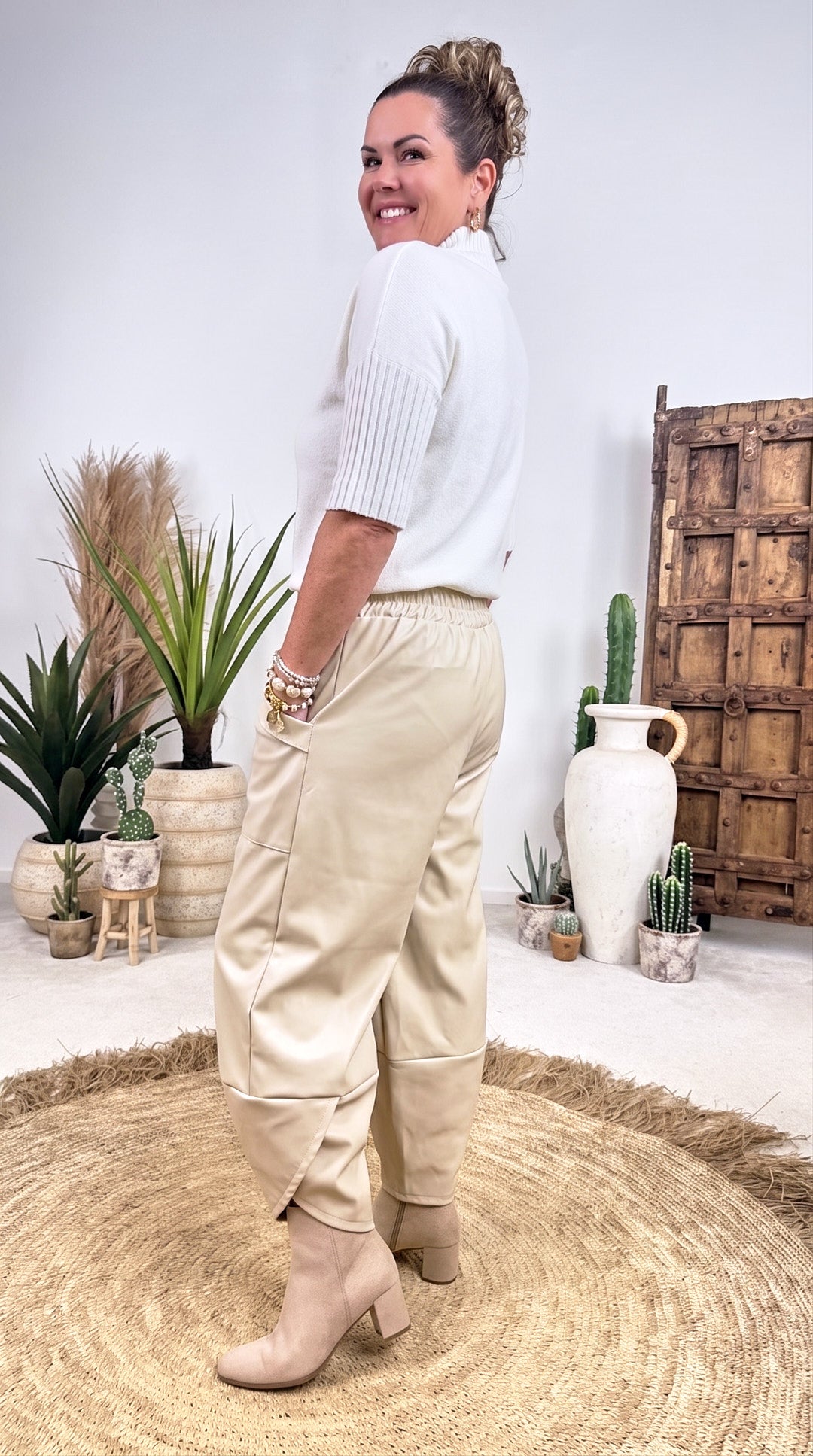 Cargo-Jogpants Soft August *Creme*