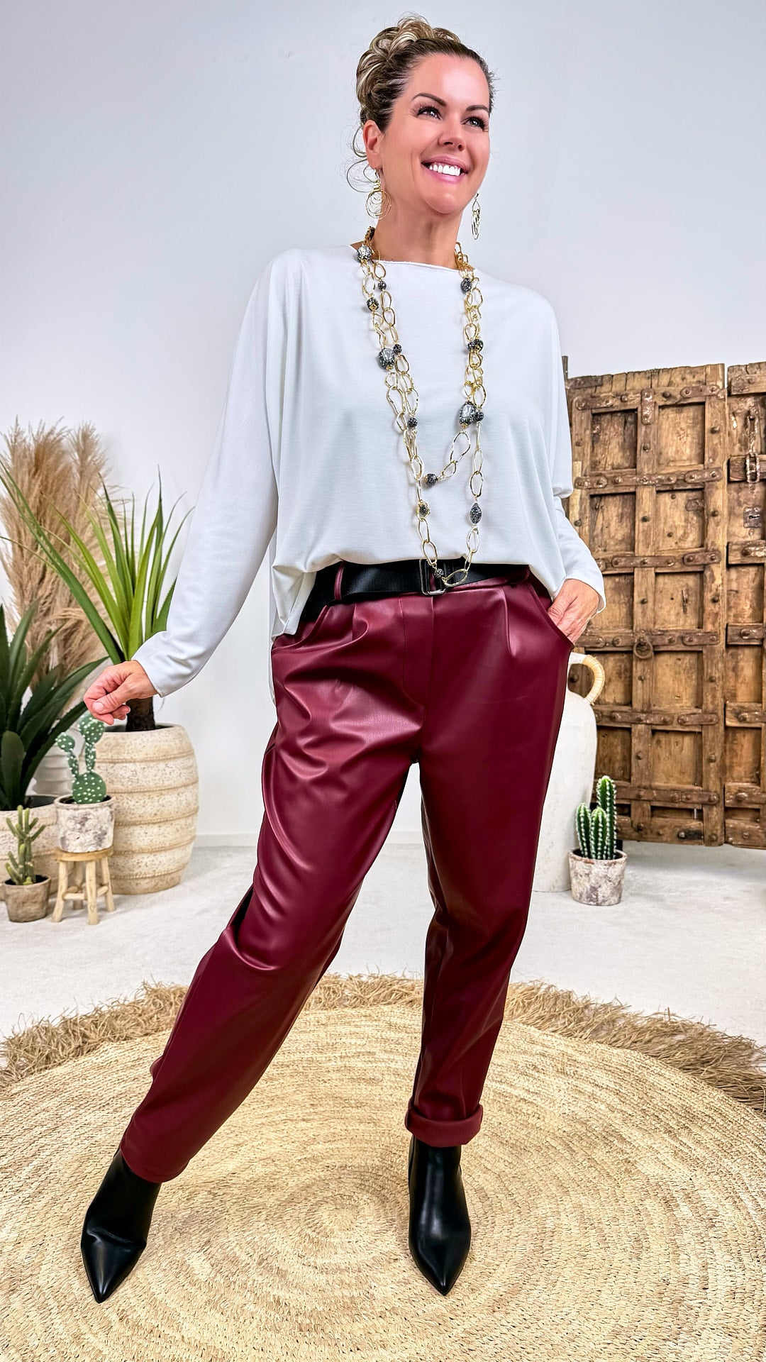 Jogpants Cascara *Bordeaux*