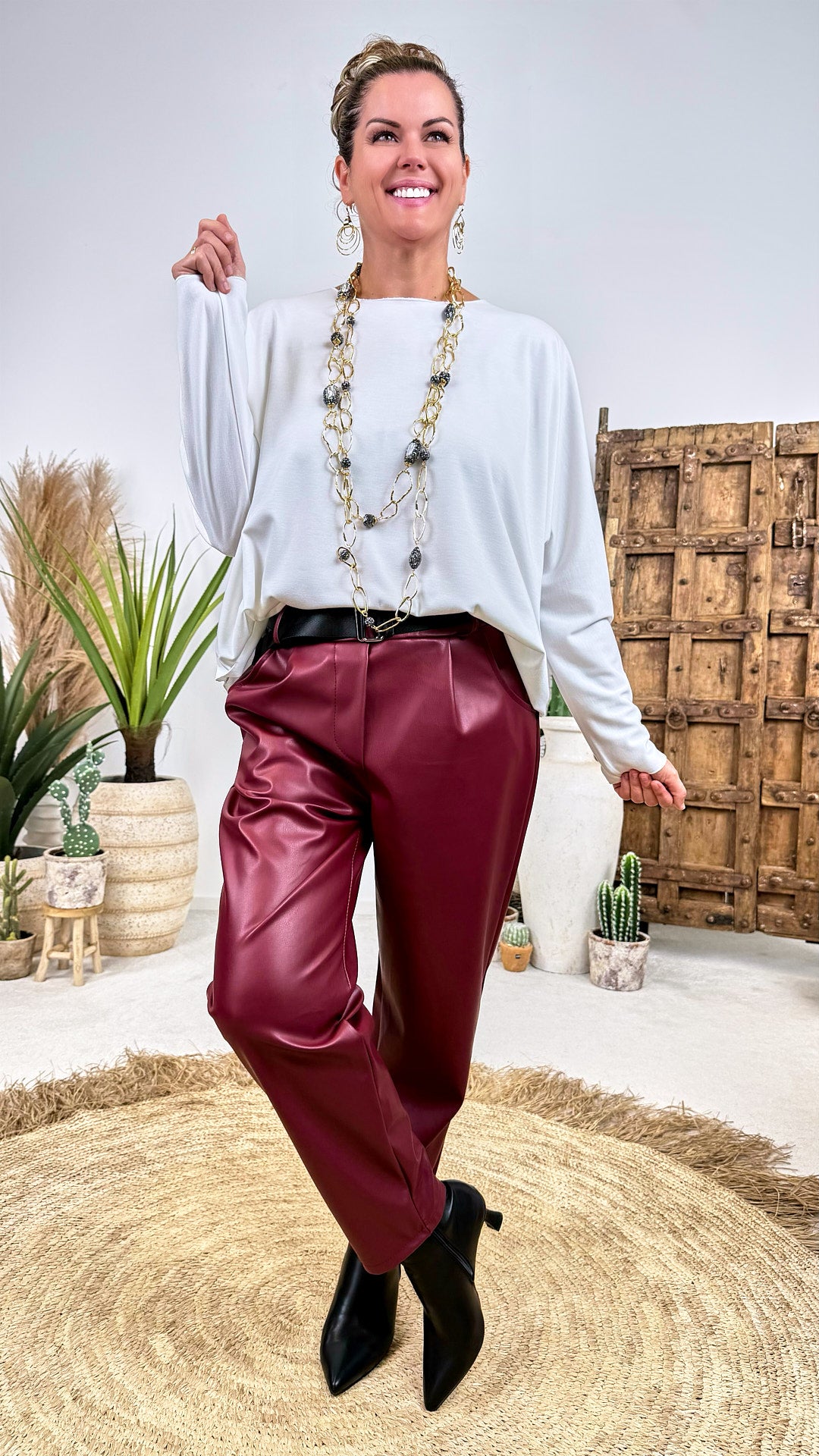 Jogpants Cascara *Bordeaux*