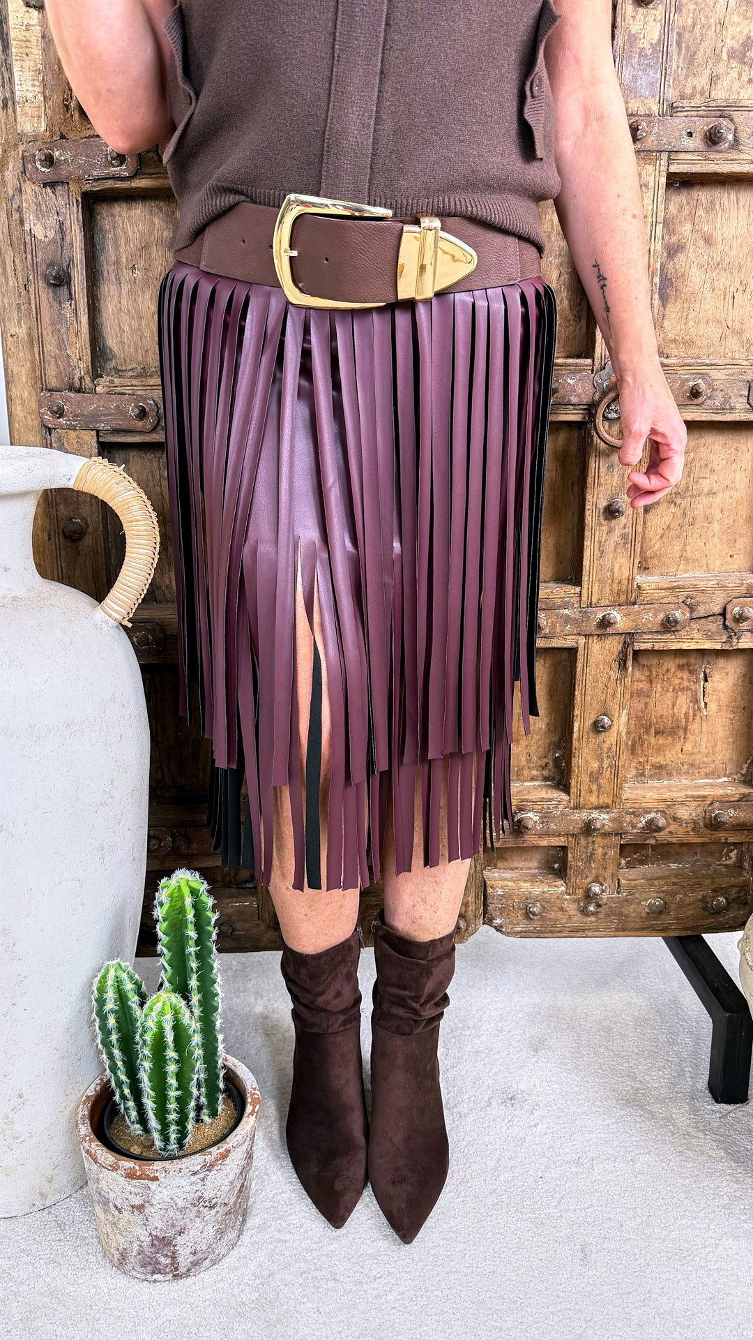 Rock Fringe Canyon *Bordeaux*