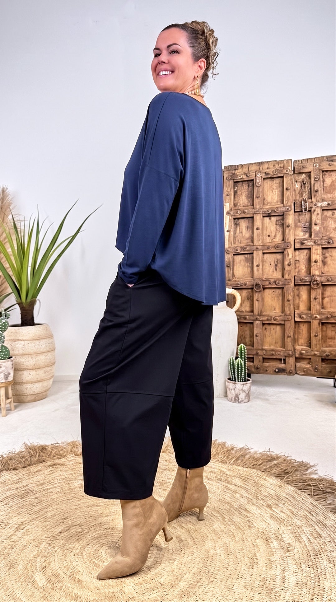 Langarmshirt Summer Moon *Dunkelblau*