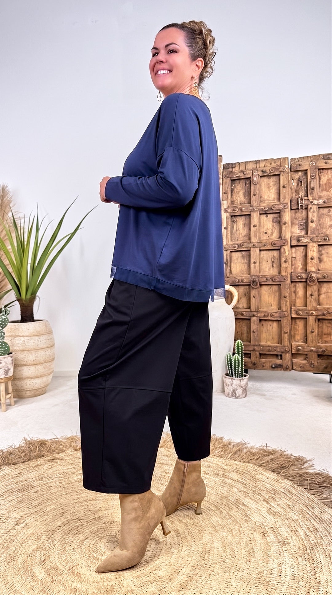 Langarmshirt Halvard *Dunkelblau*