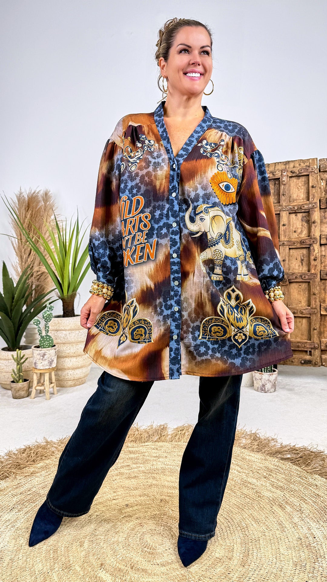 Tunika-Bluse Indie Luxe