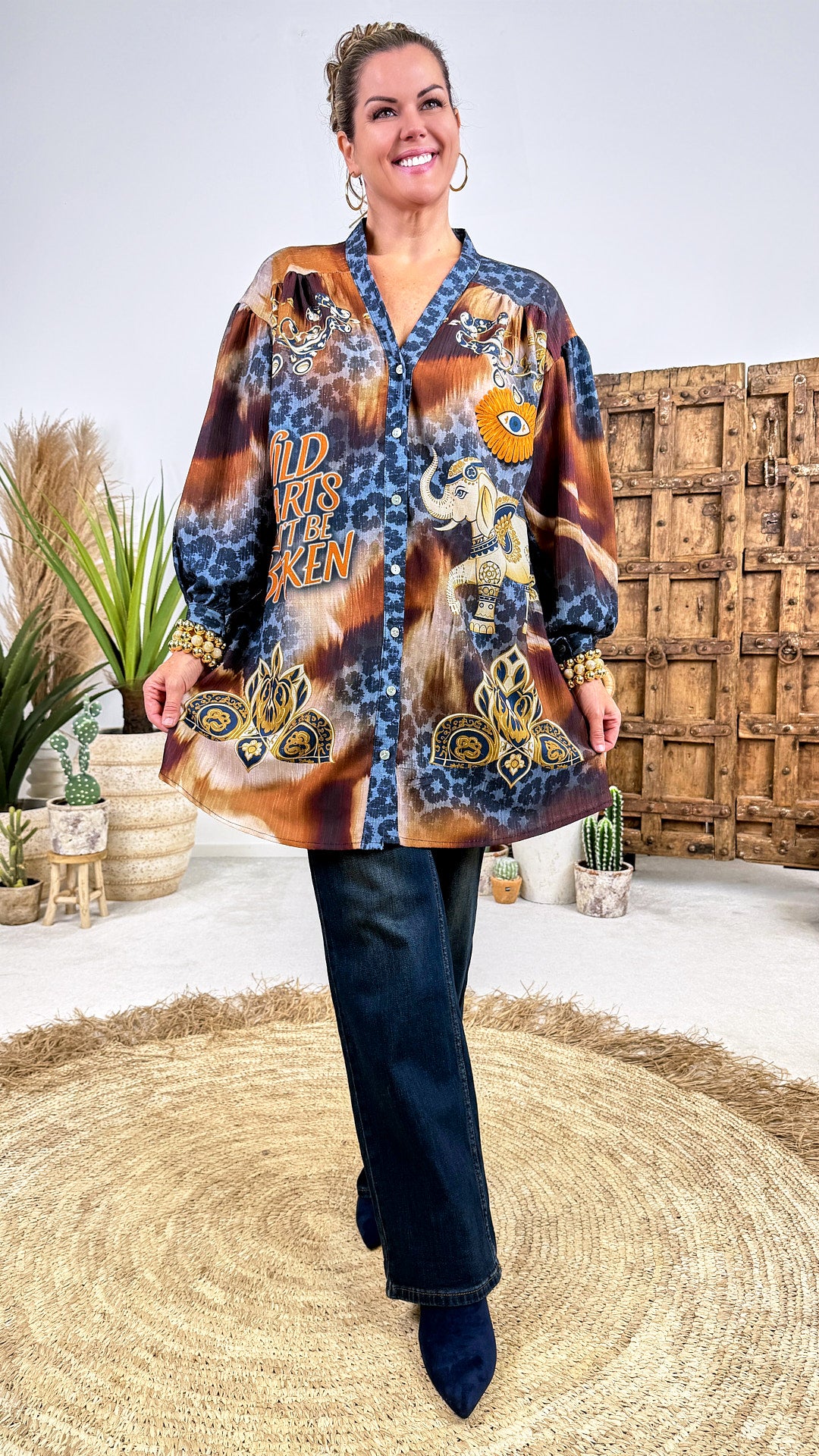 Tunika-Bluse Indie Luxe
