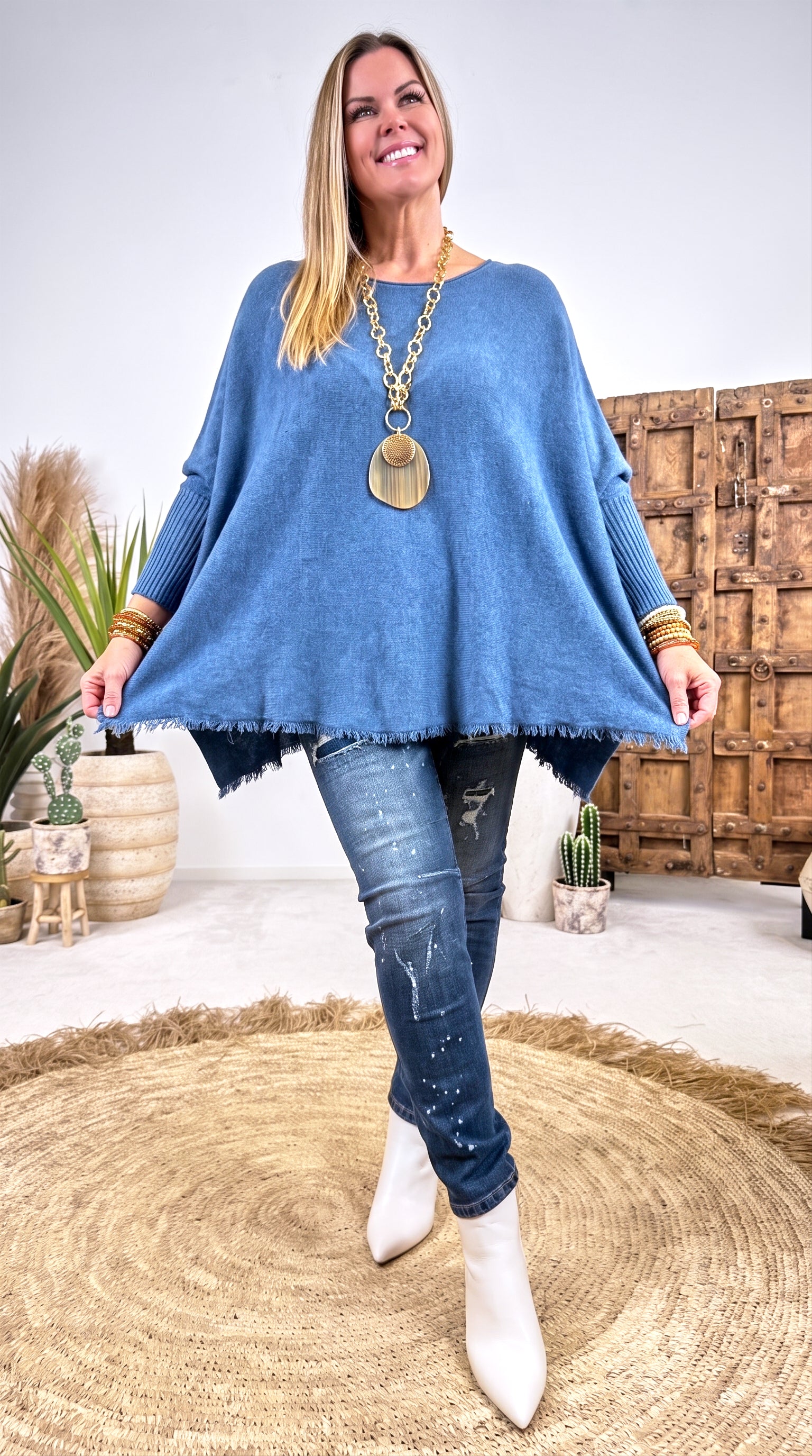 Pullover Soft *Jeansblau*