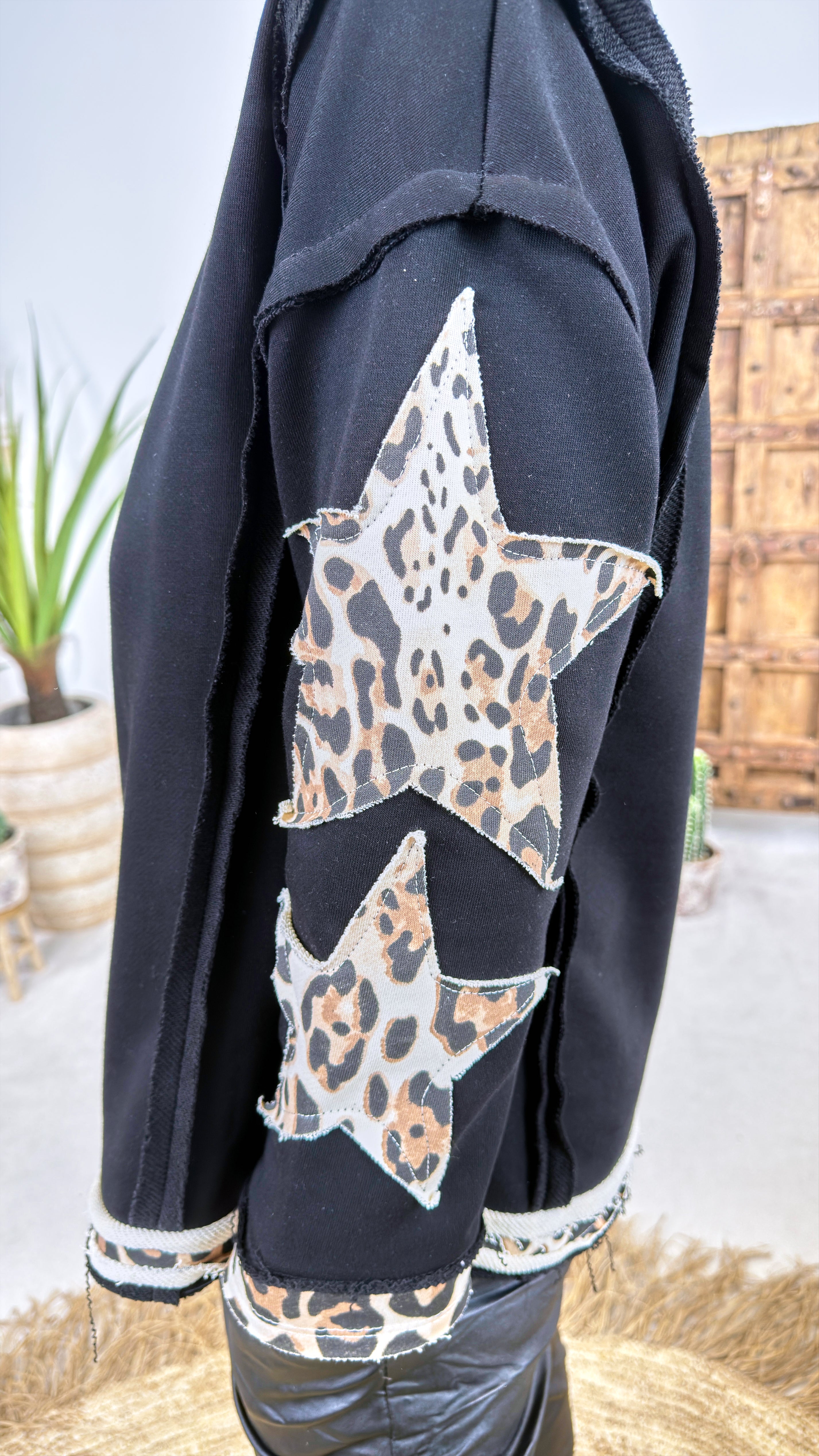 Sweatshirt Wild Seams *Schwarz*
