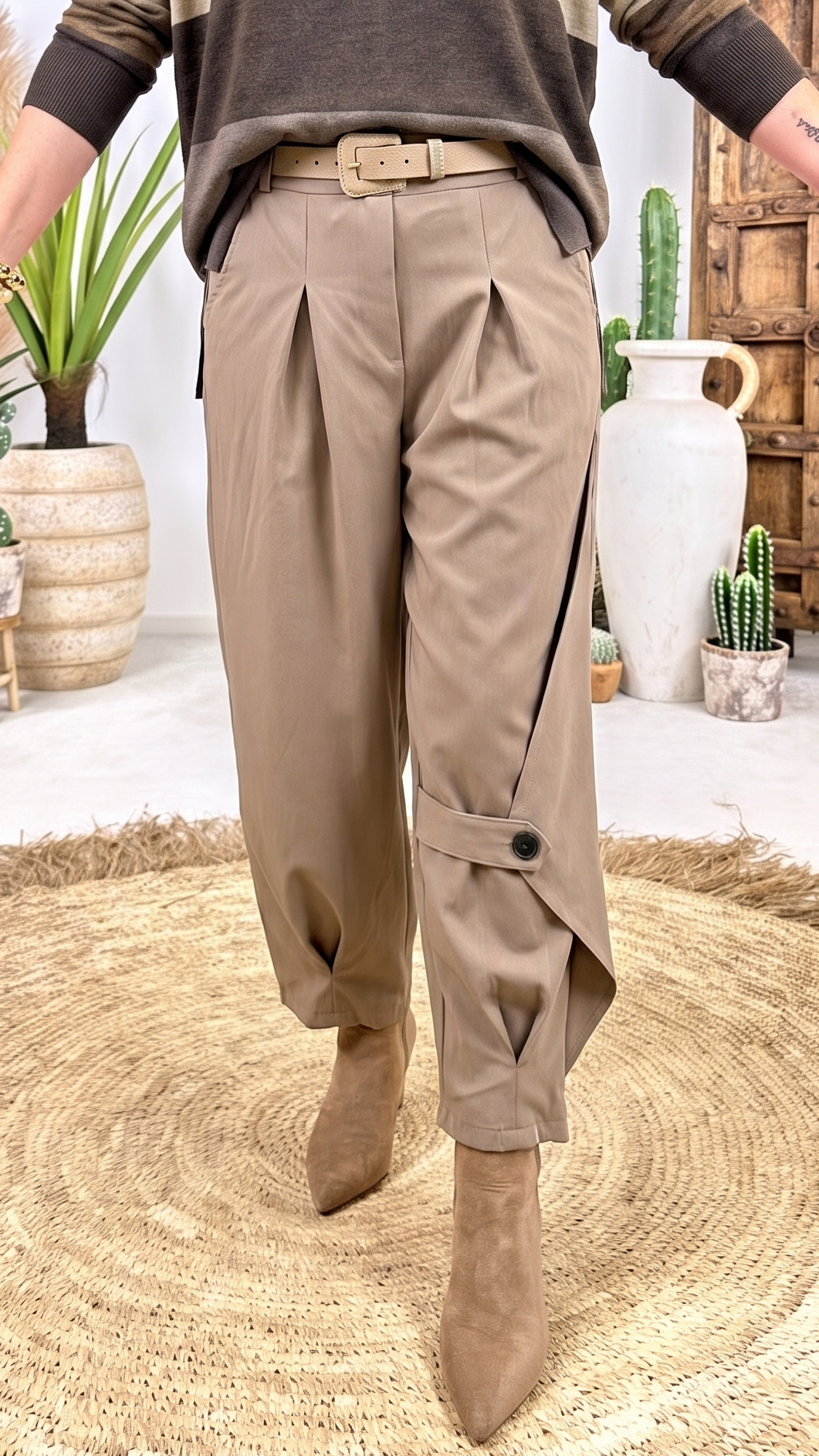 Hose Seneca *Taupe* (beide Größen)