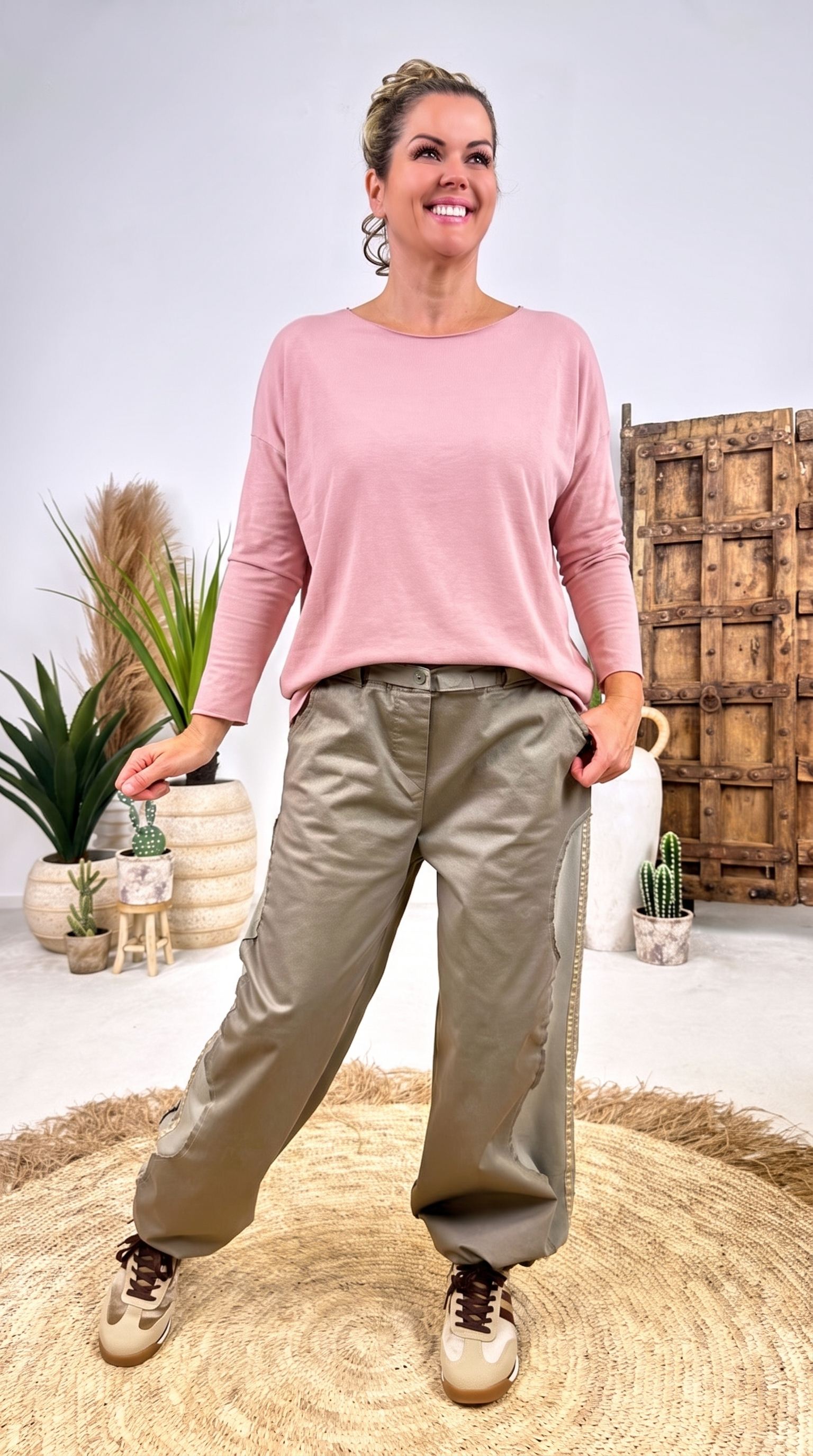 Langarmshirt Dusk Shore *Altrosa*