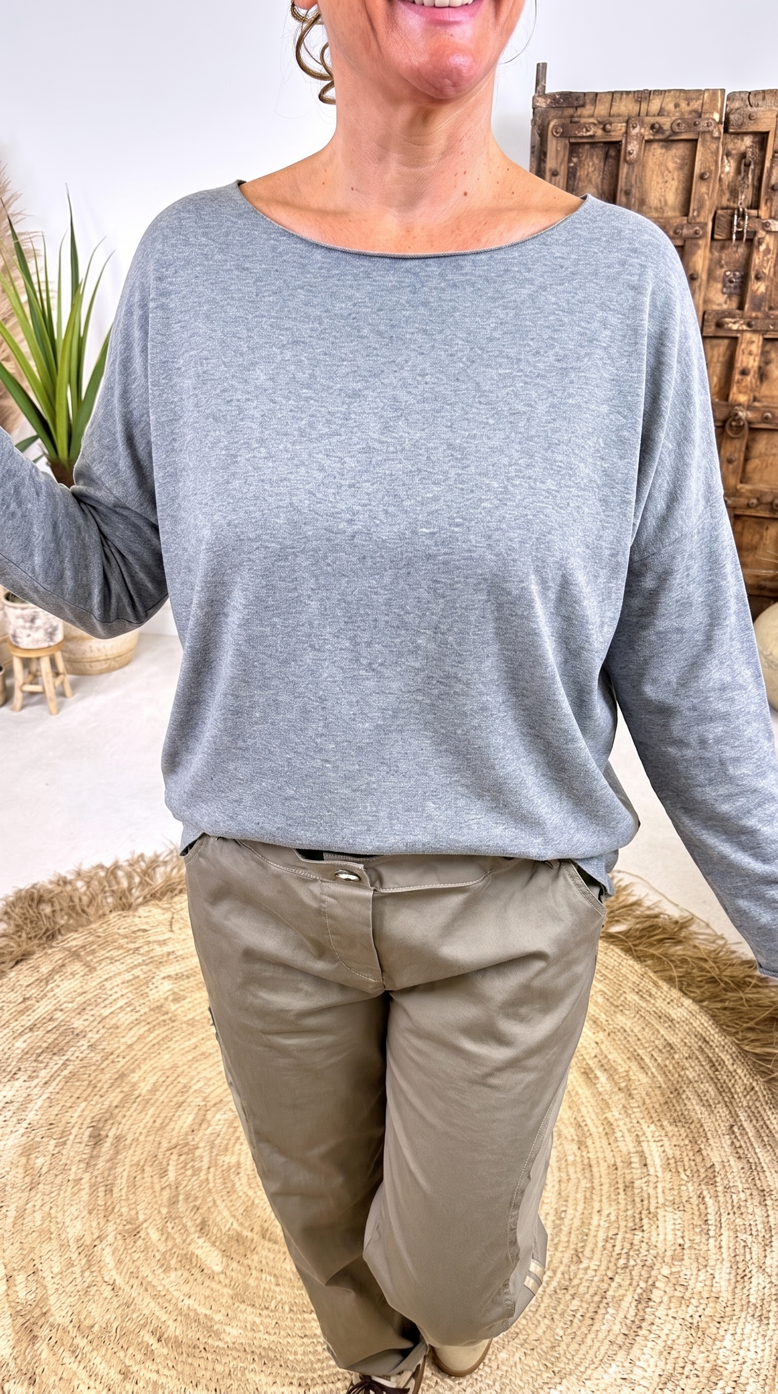 Langarmshirt Dusk Shore *Grau*