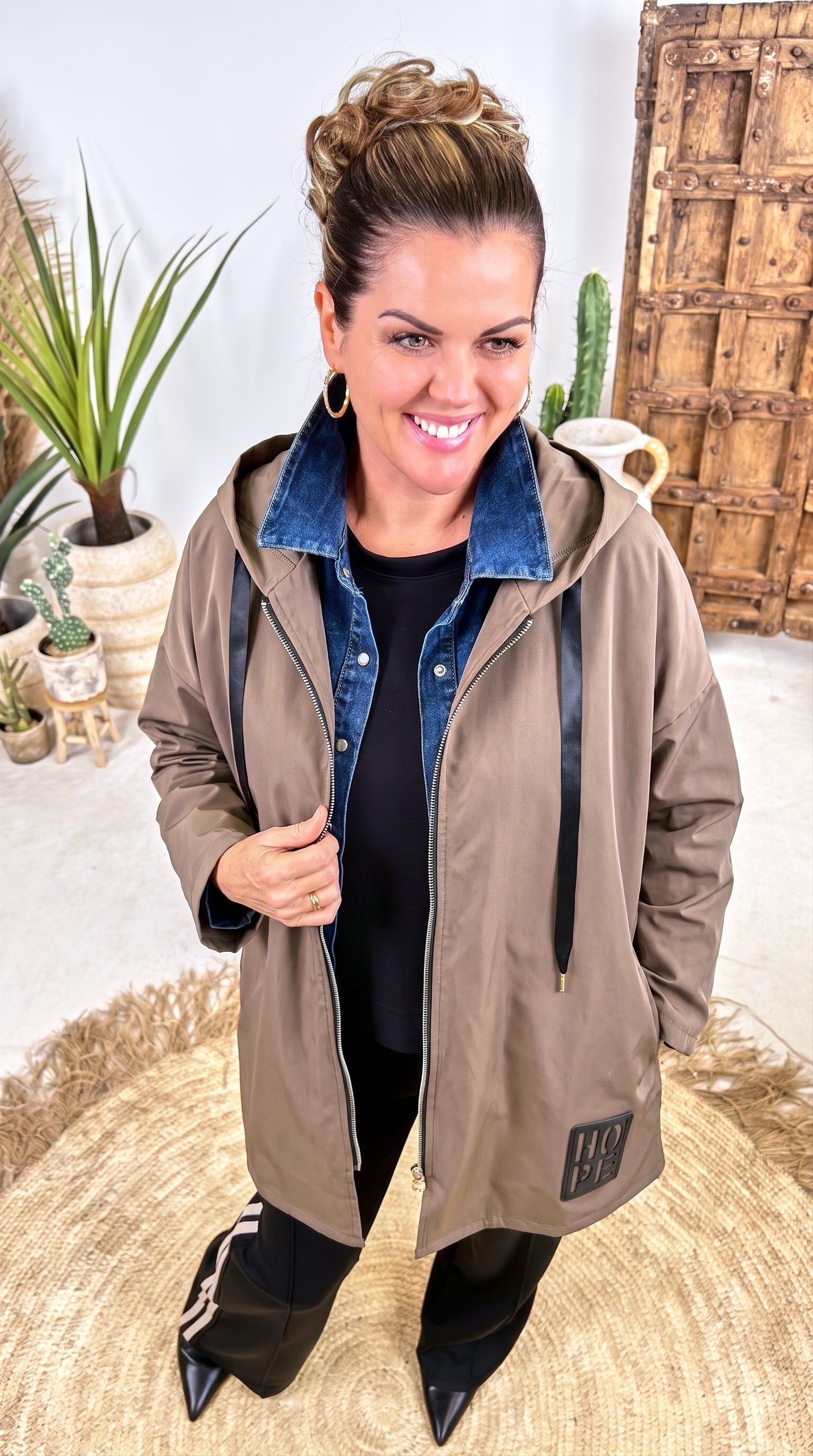 Dünne Jacke Atalanta *Taupe*