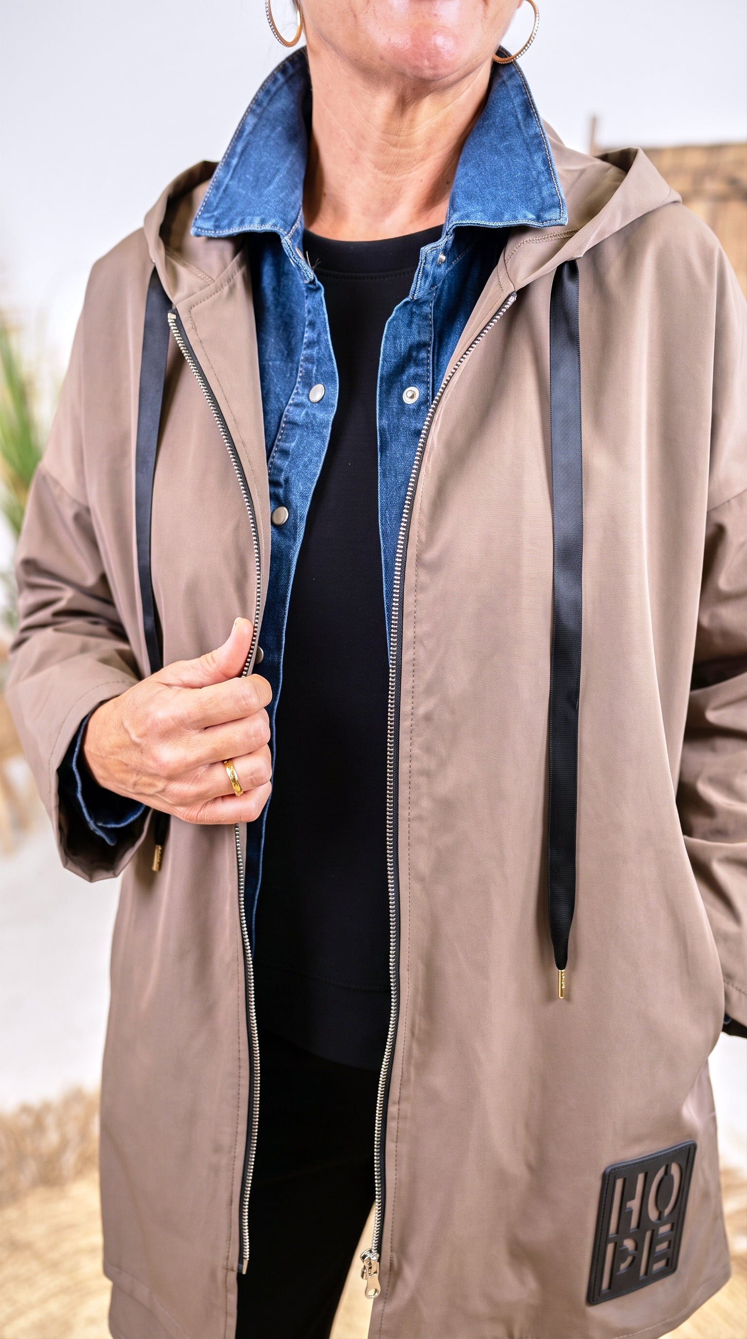 Dünne Jacke Atalanta *Taupe*