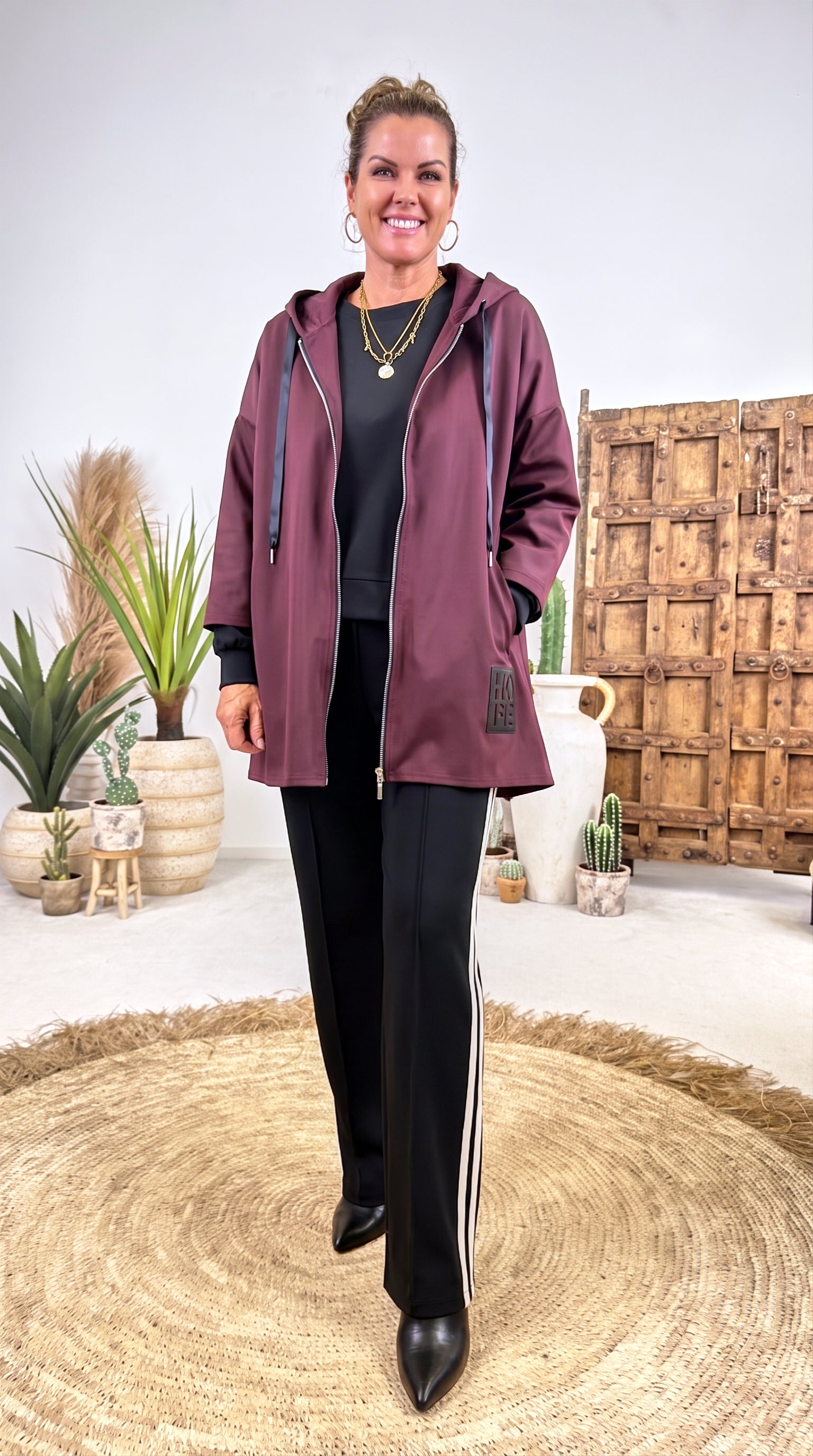 Dünne Jacke Atalanta *Bordeaux*