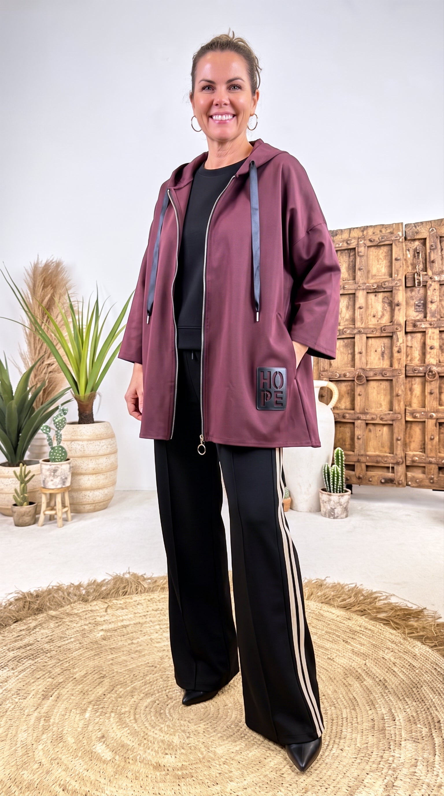 Dünne Jacke Atalanta *Bordeaux*