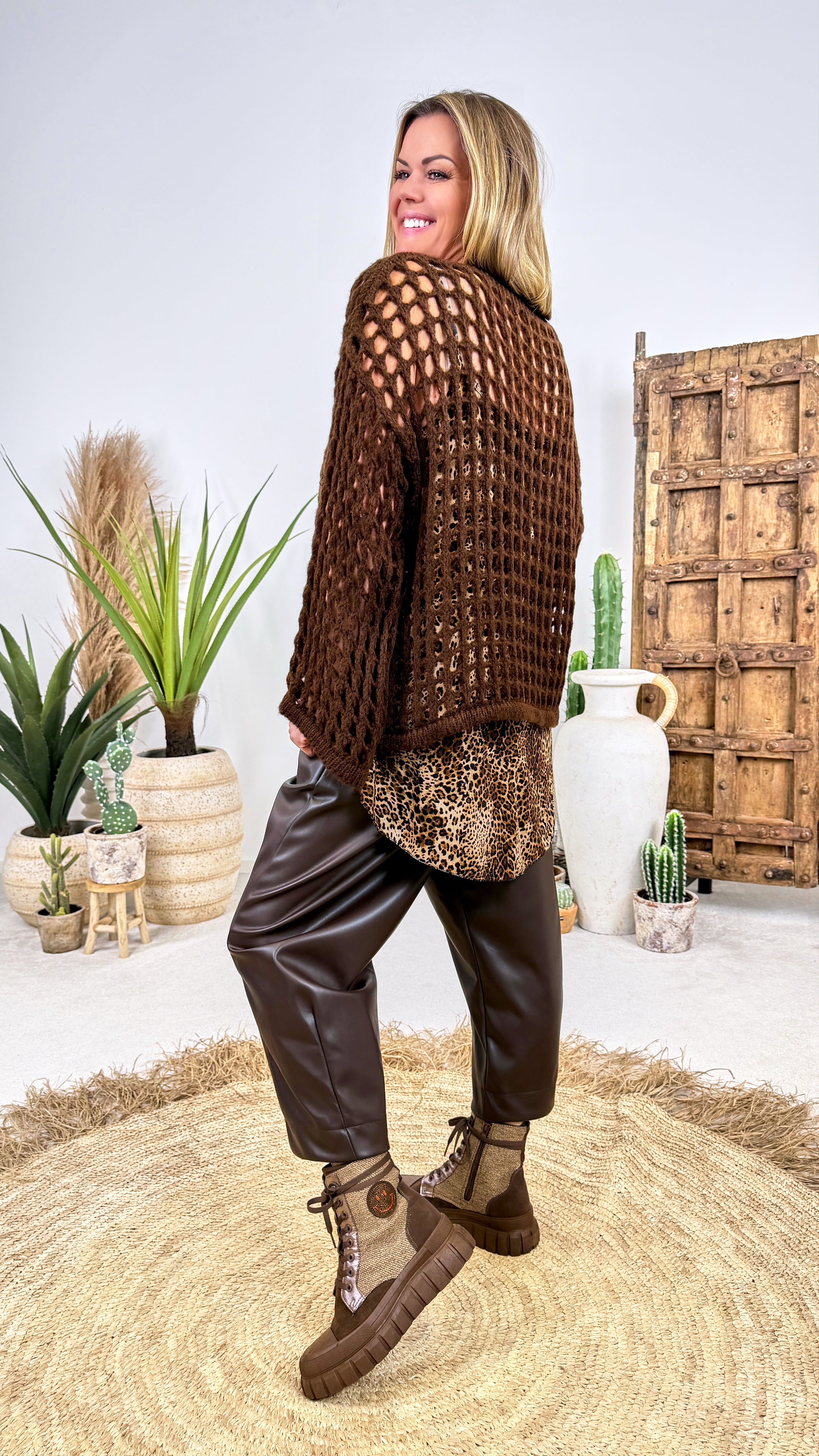 Strickpullover Lacunae *Schoko*
