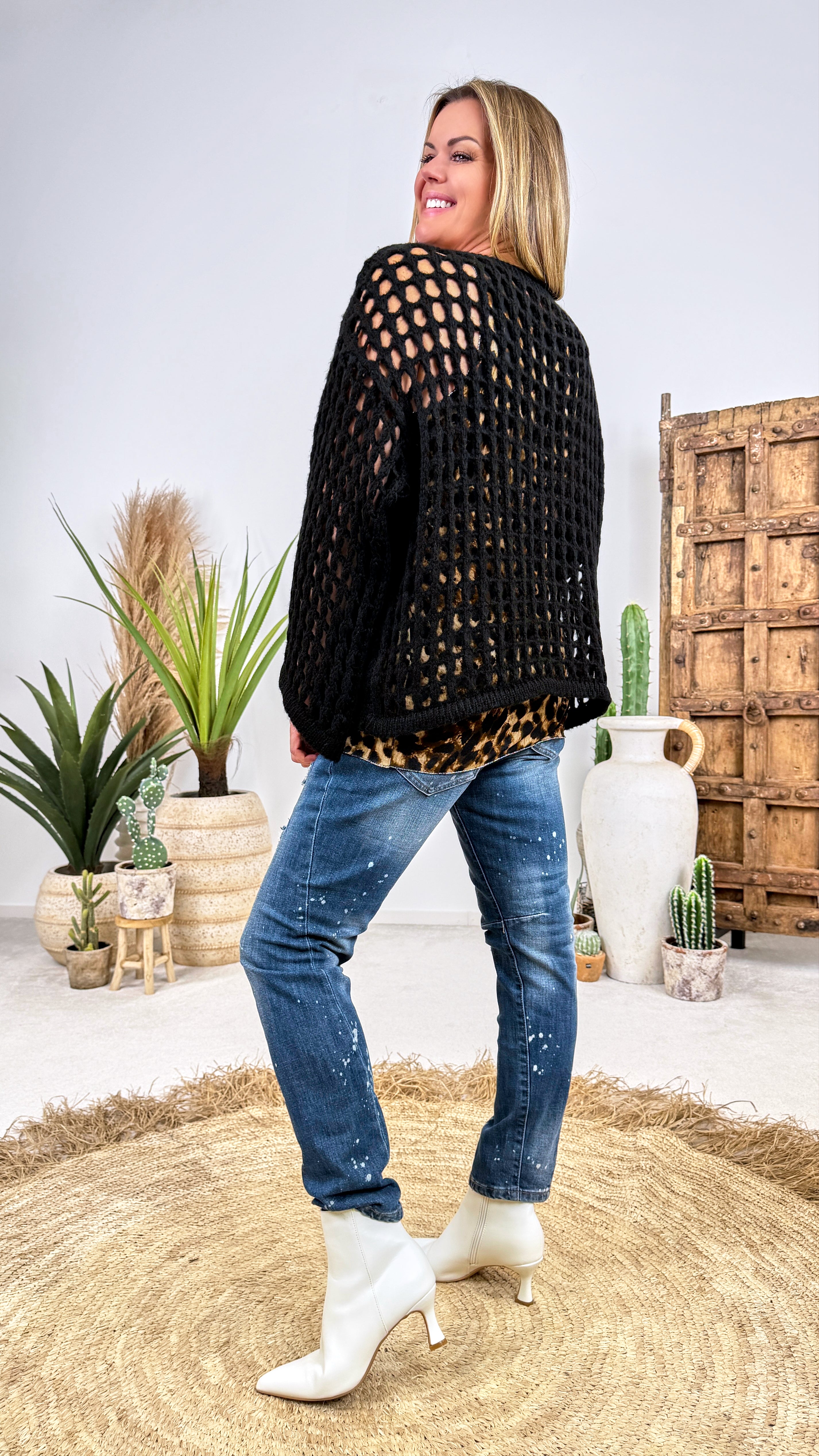 Strickpullover Lacunae *Schwarz*