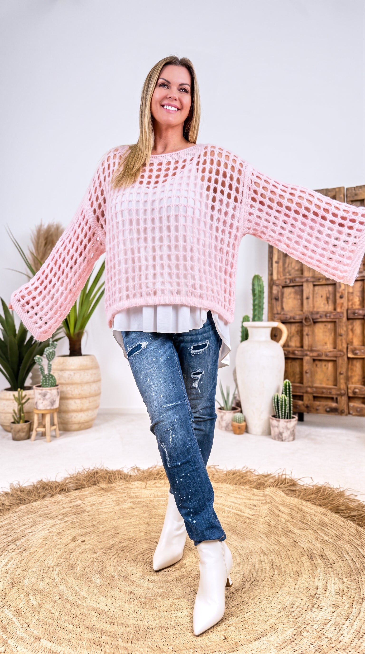 Strickpullover Lacunae *Rosa*