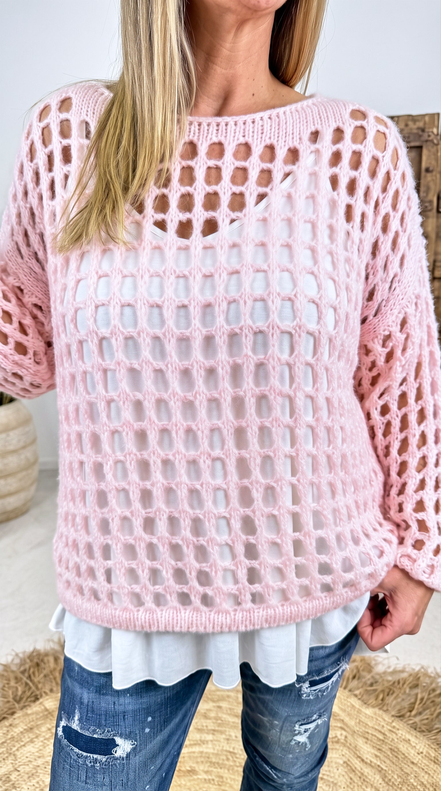 Strickpullover Lacunae *Rosa*