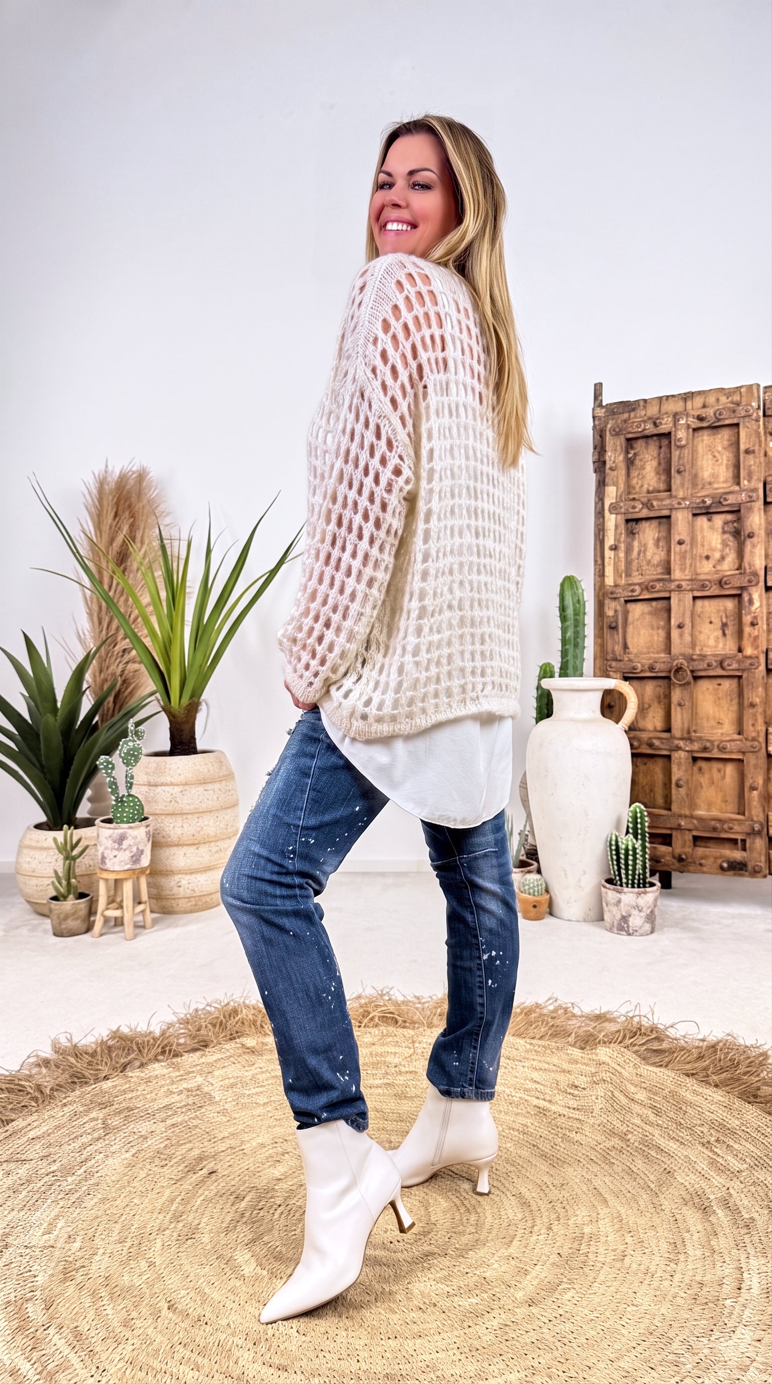 Strickpullover Lacunae *Beige*