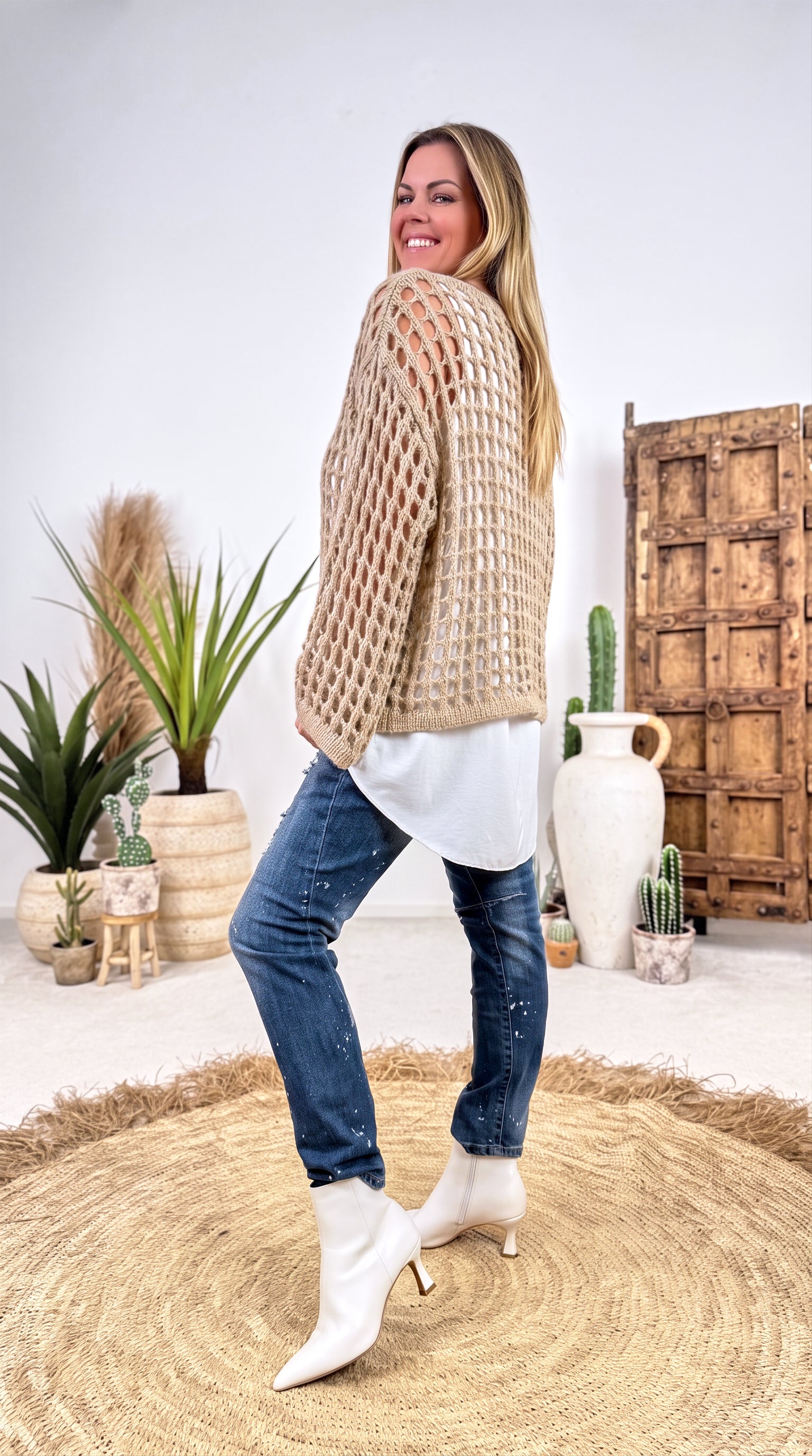 Strickpullover Lacunae *Camel*