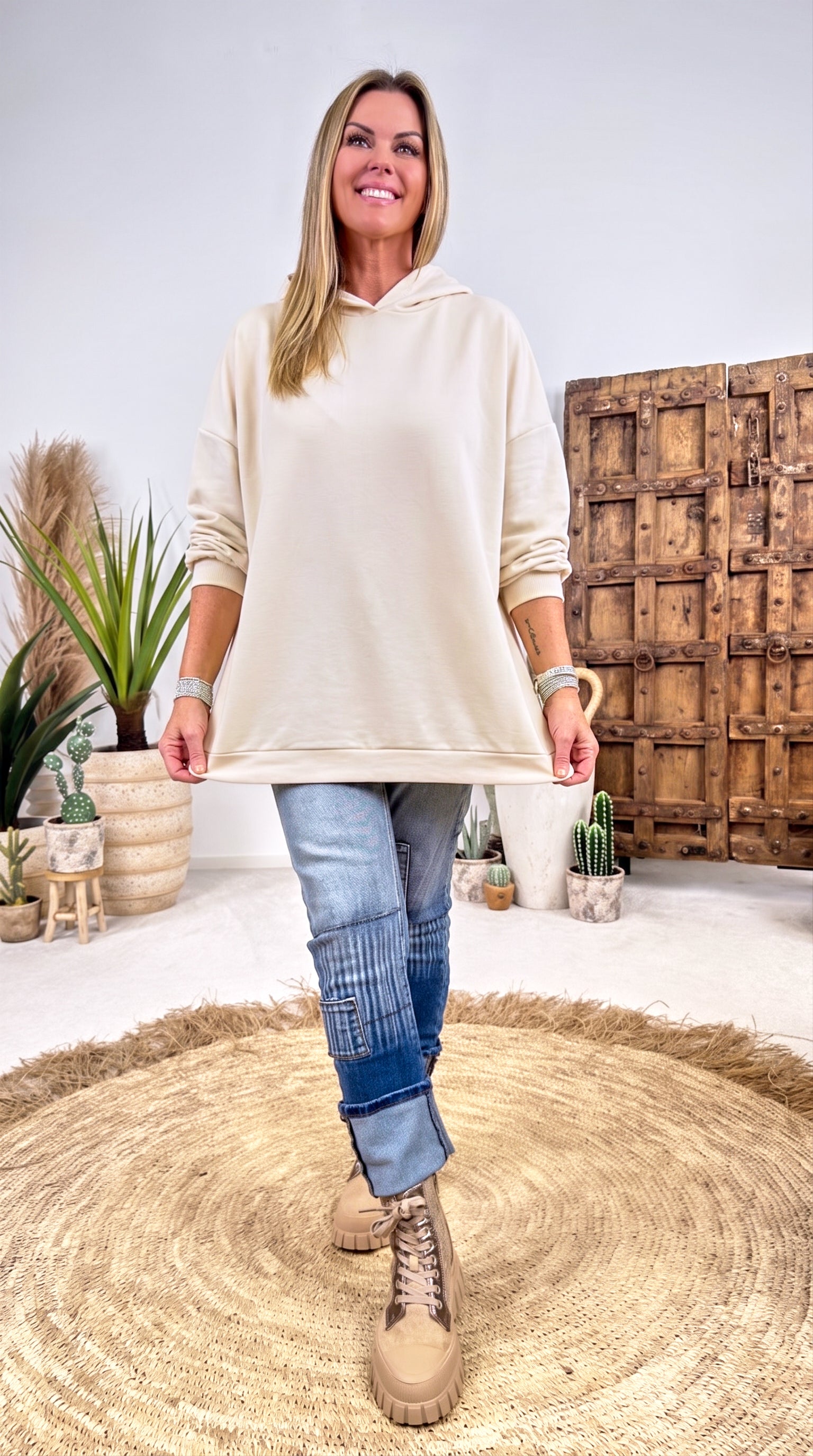 Hoodie Pause *Beige*