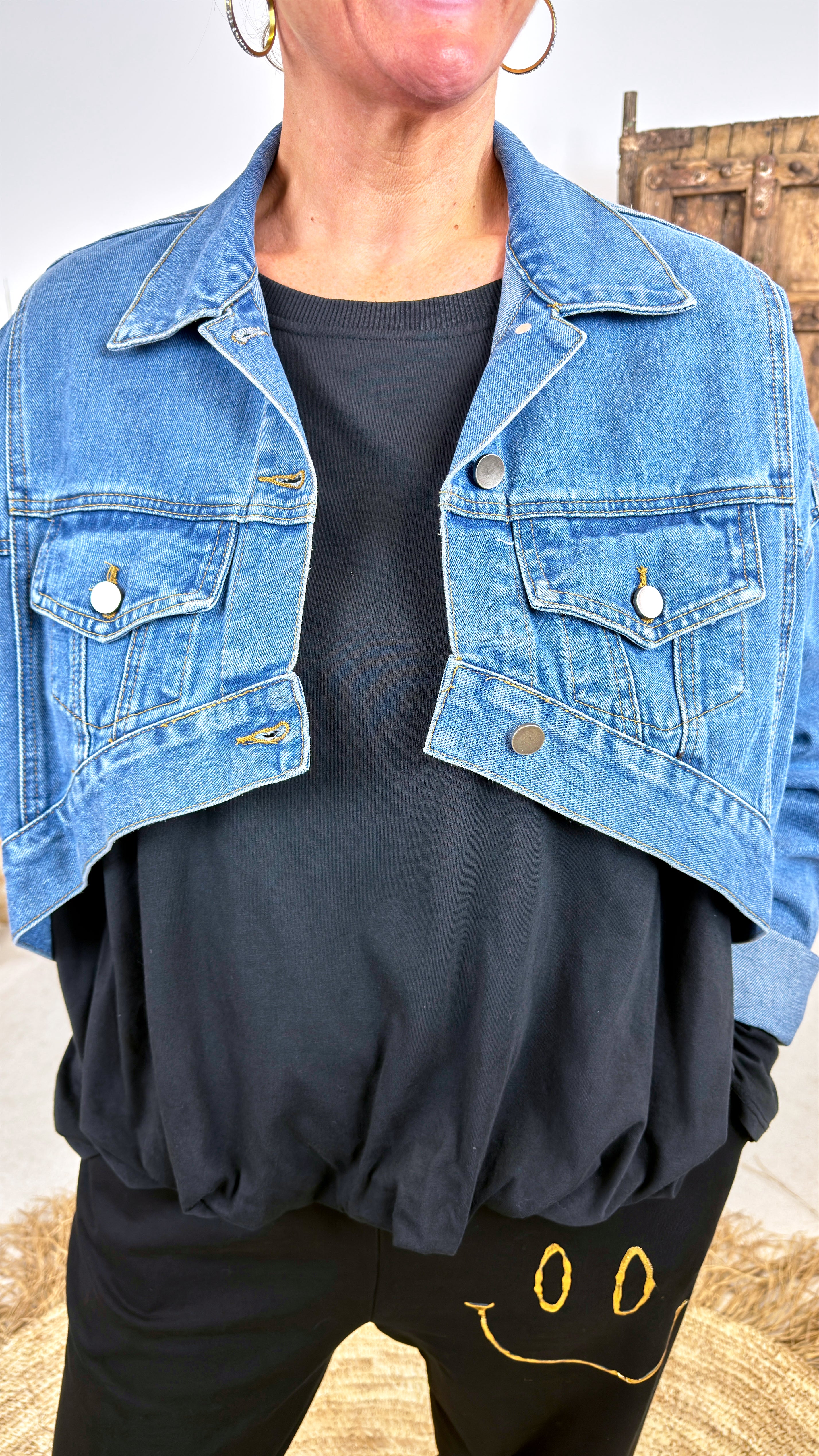 Jeansjacke Anvil *Blau*