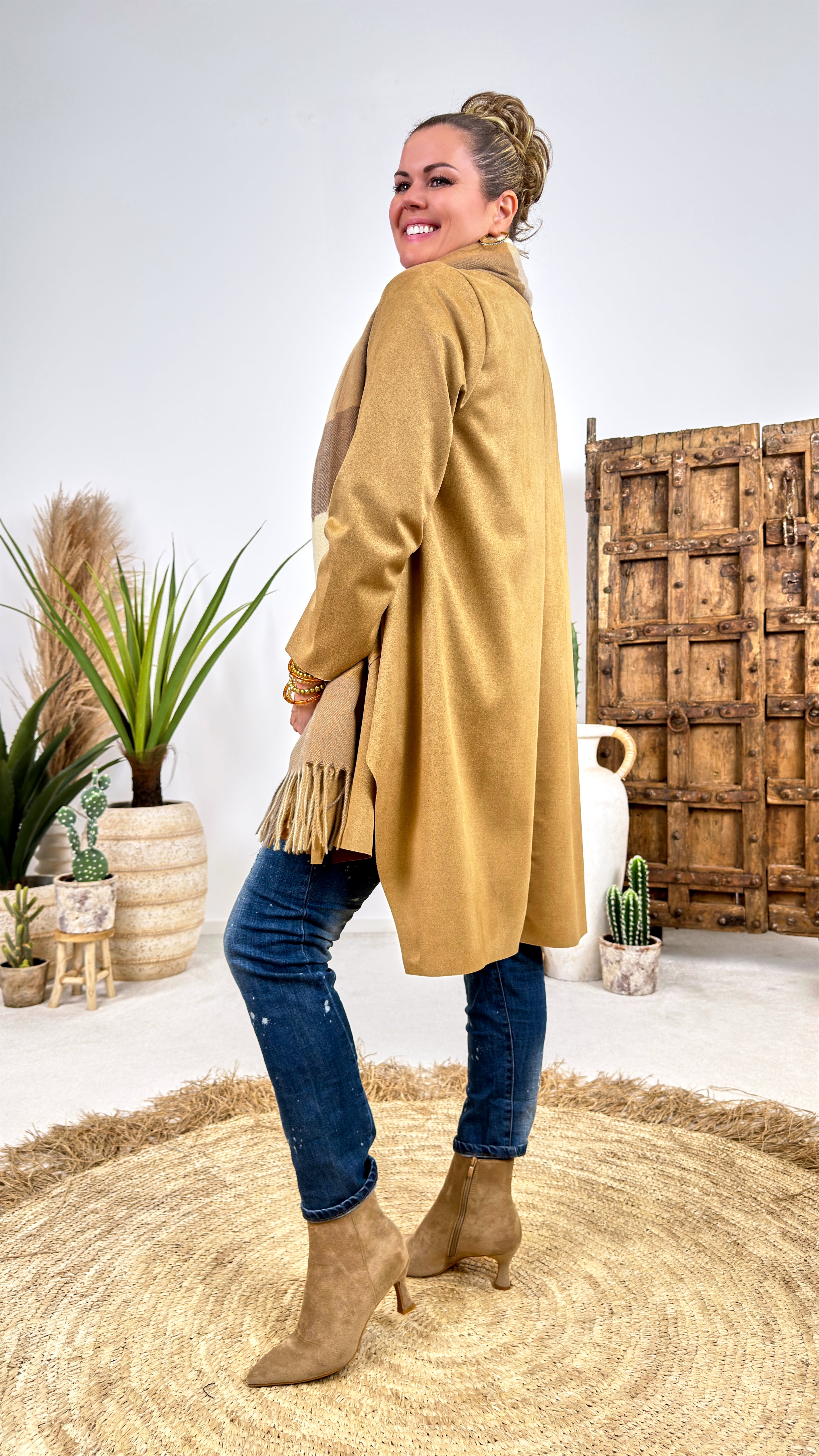 Mantel Drapé Chic *Camel*