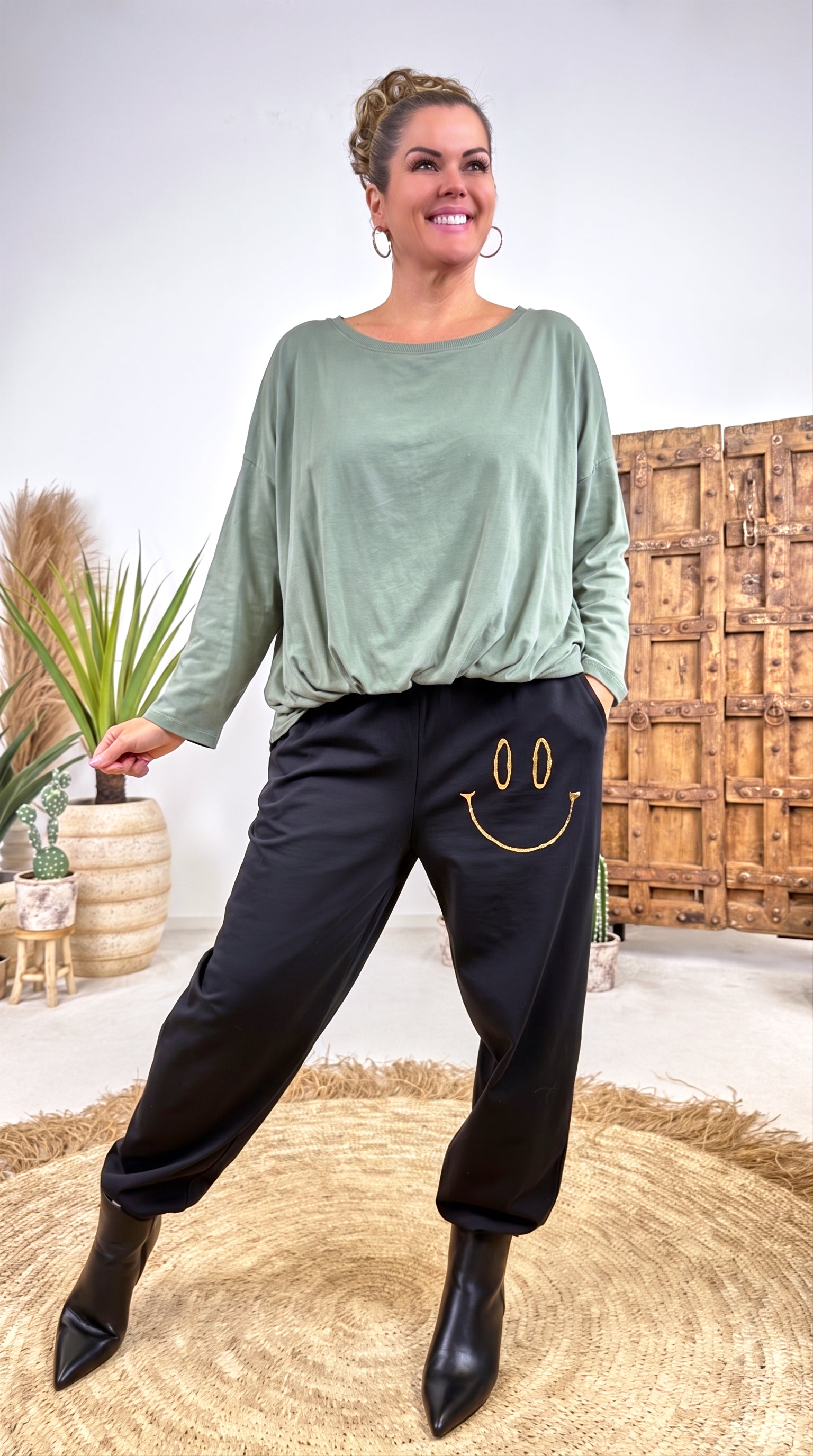 Langarmshirt Loftwind *Khaki*