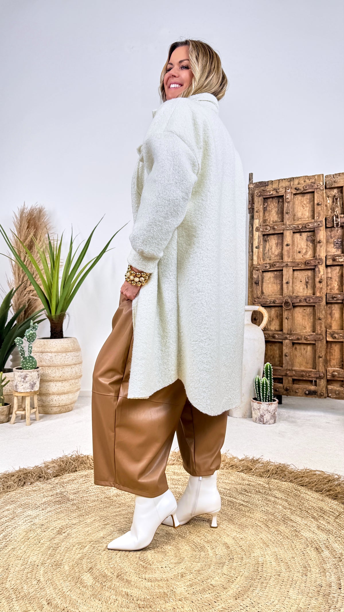 Mantel Boucle Luxe *Weiß* - Power of Princess