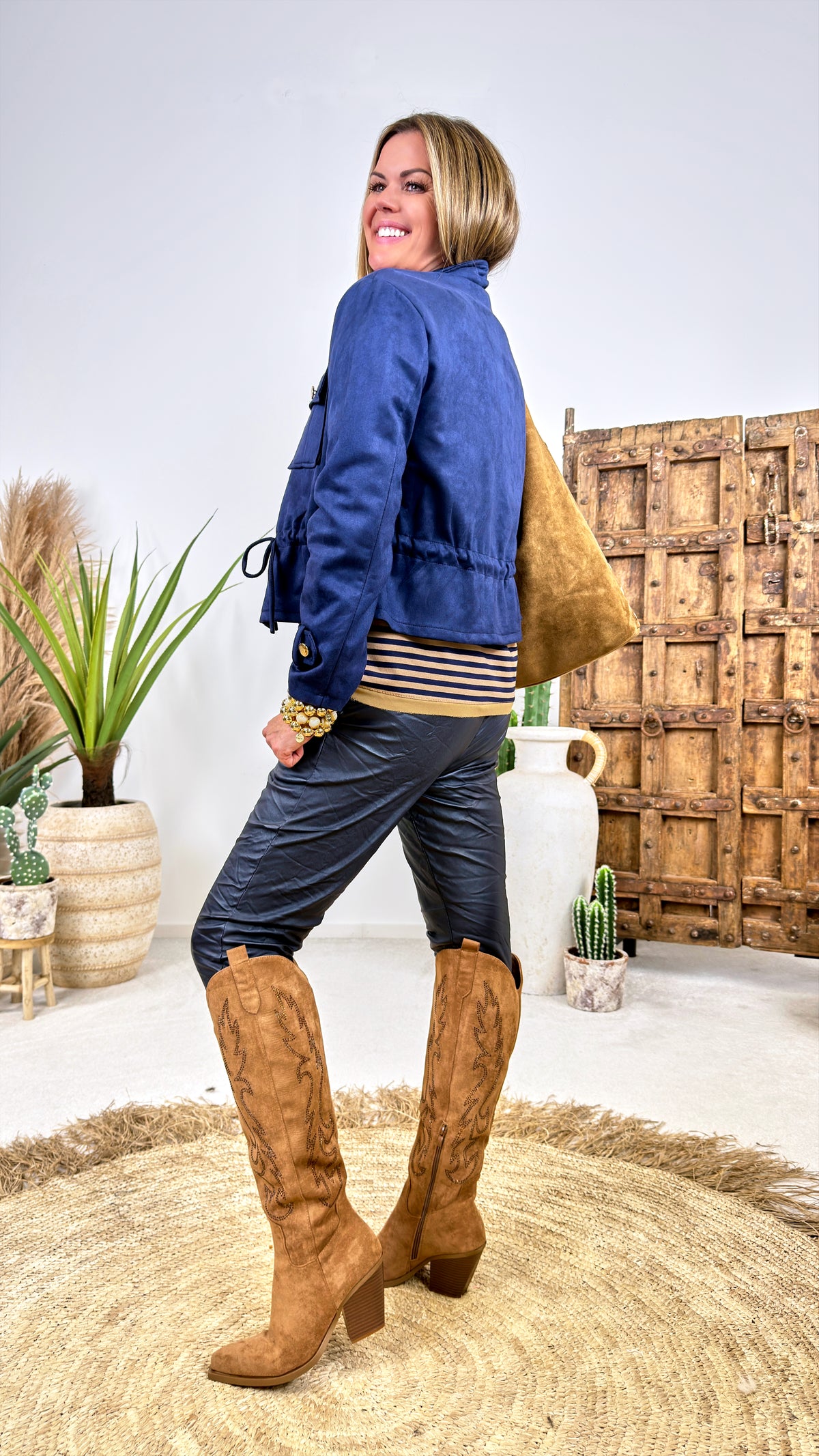 Leichte Jacke Leaf Street *Blau*