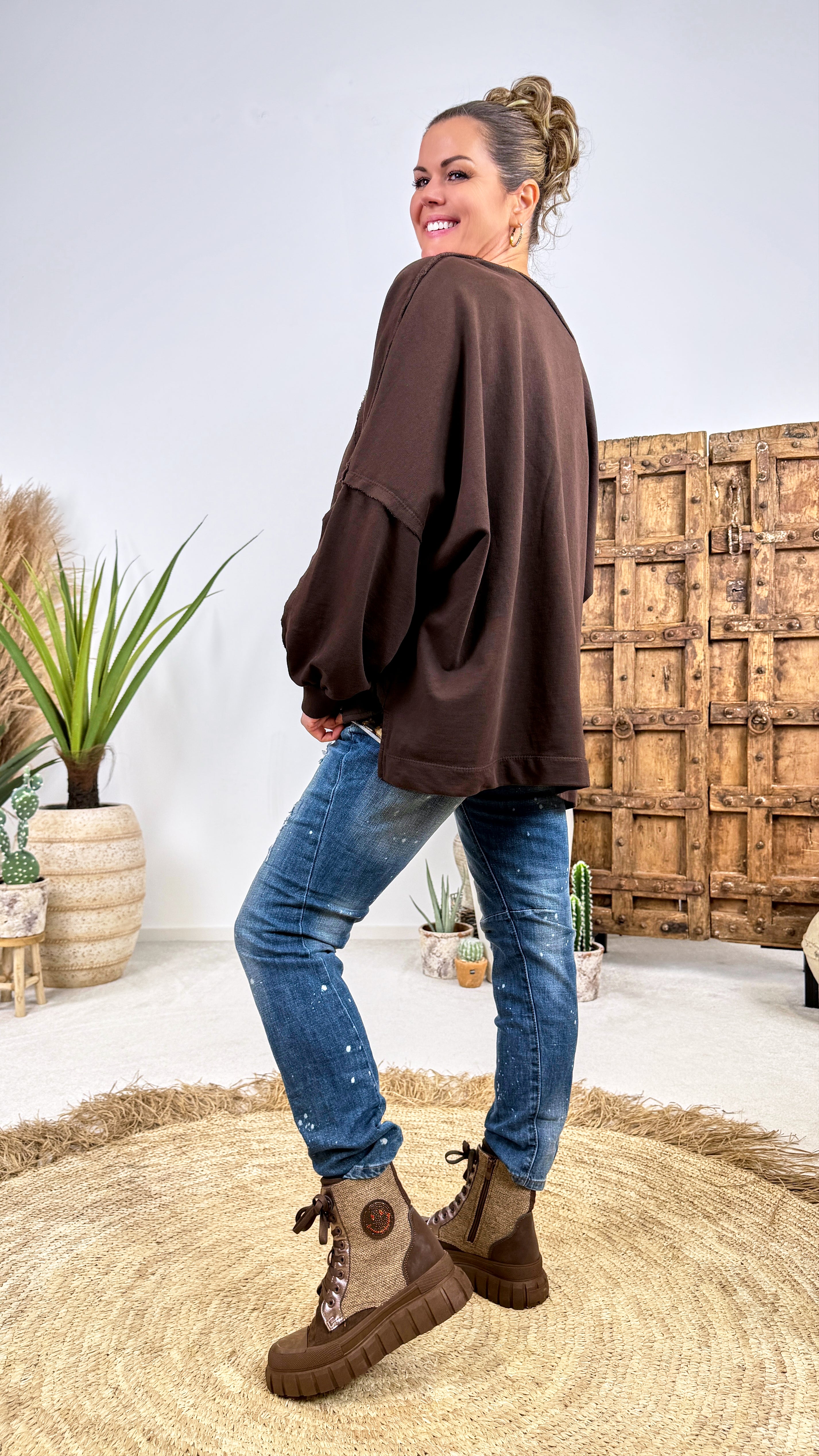 Sweatshirt Alva *Schoko*