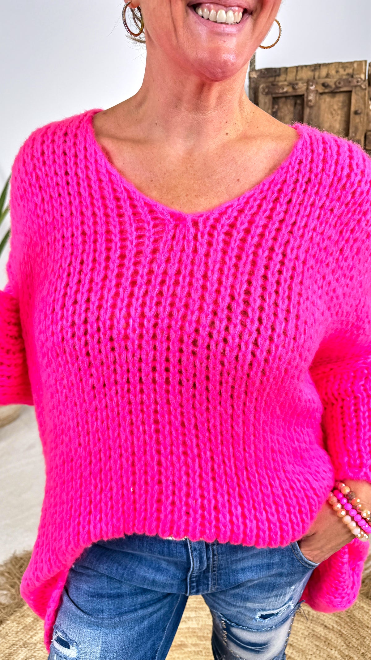 Strickpullover Autumn Magic *Pink*