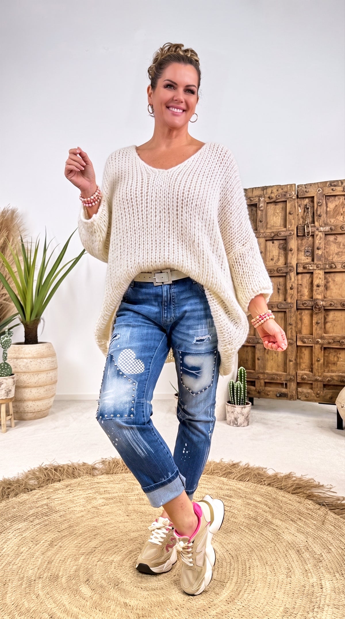Strickpullover Autumn Magic *Beige*