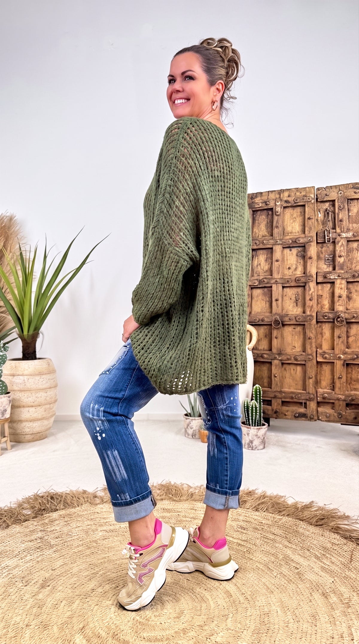 Strickpullover Autumn Magic *Khaki*