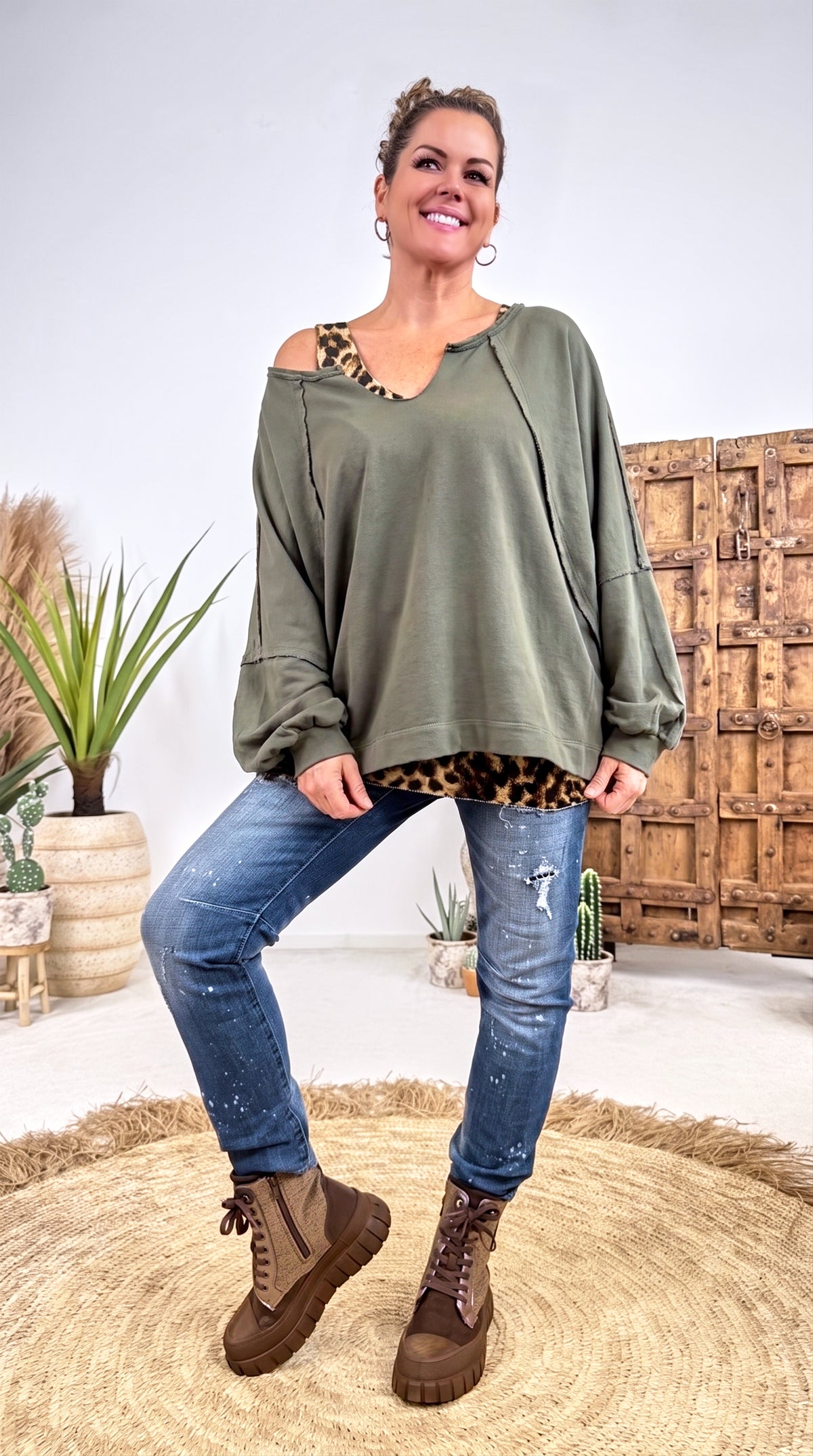 Sweatshirt Alva *Khaki*