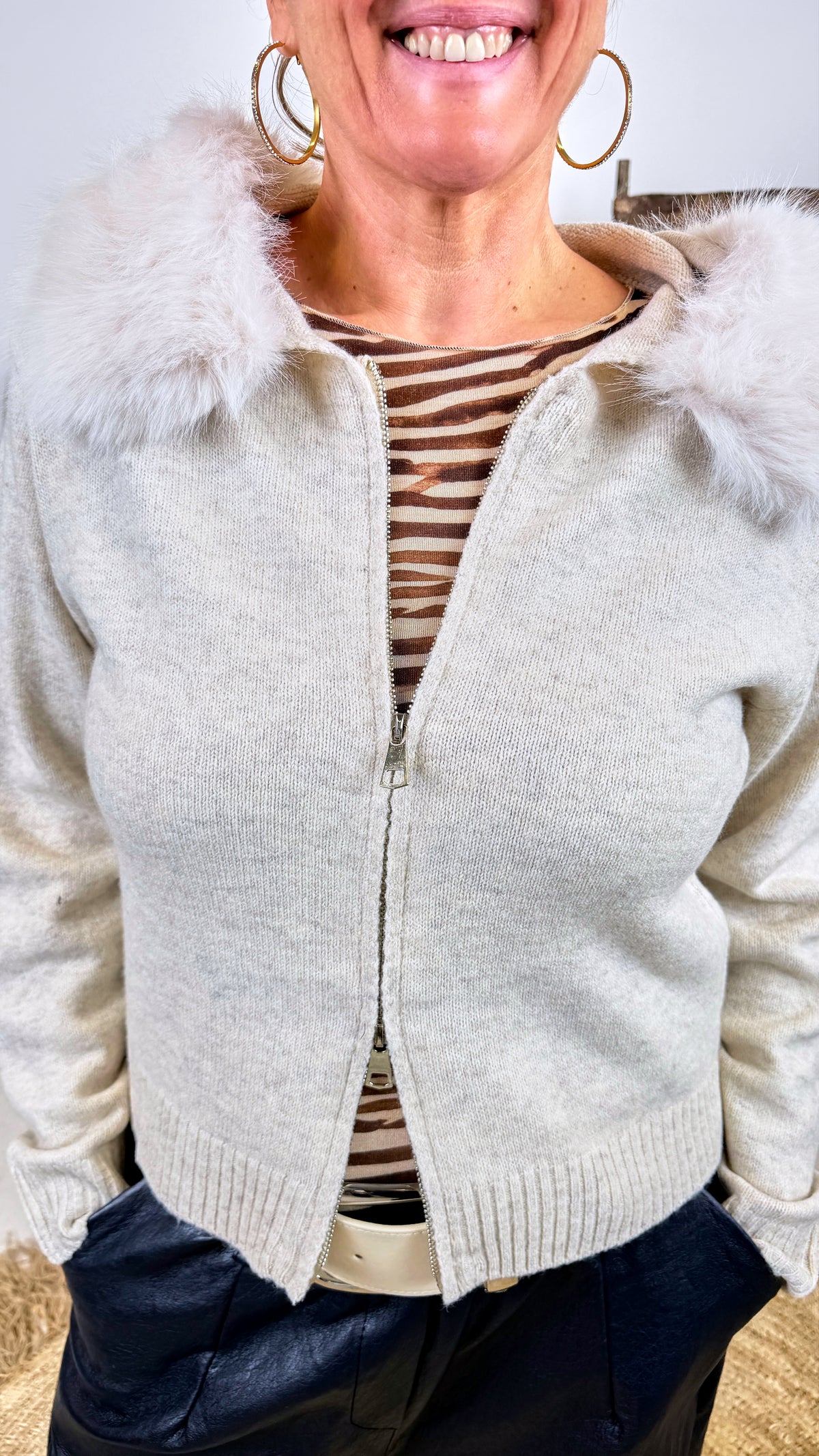 Strickjacke Frostmoor *Creme*