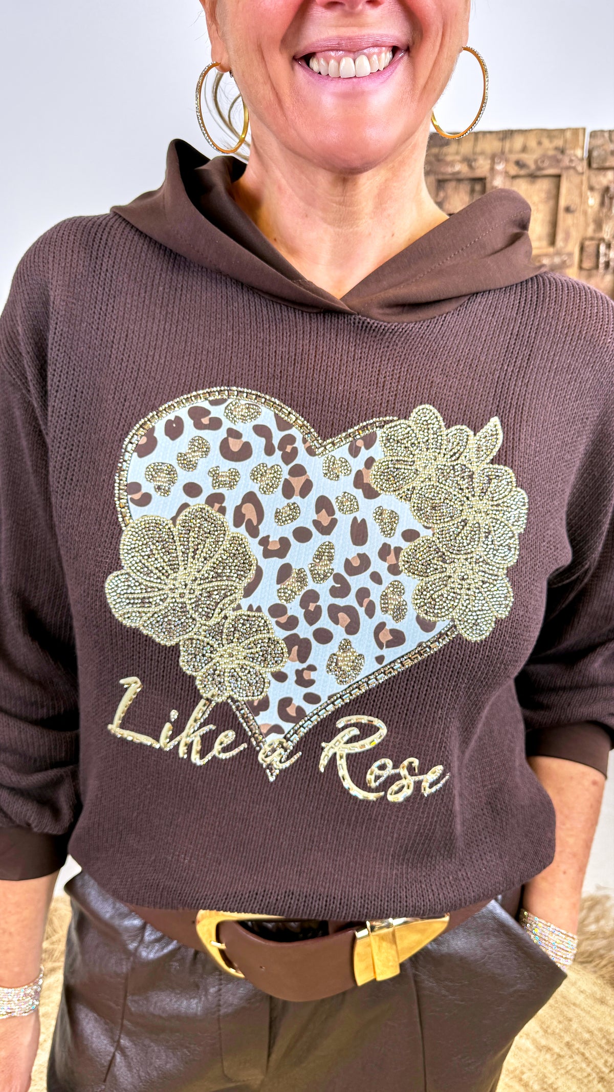 Dünner Hoodie Savannah Pulse *Schoko*